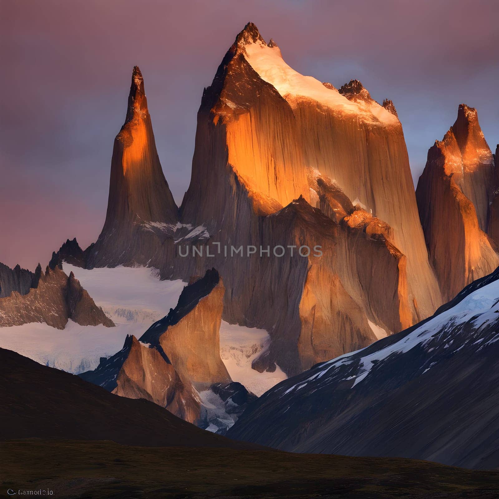 Tranquil Mornings in Patagonia: First Light on the Peaks