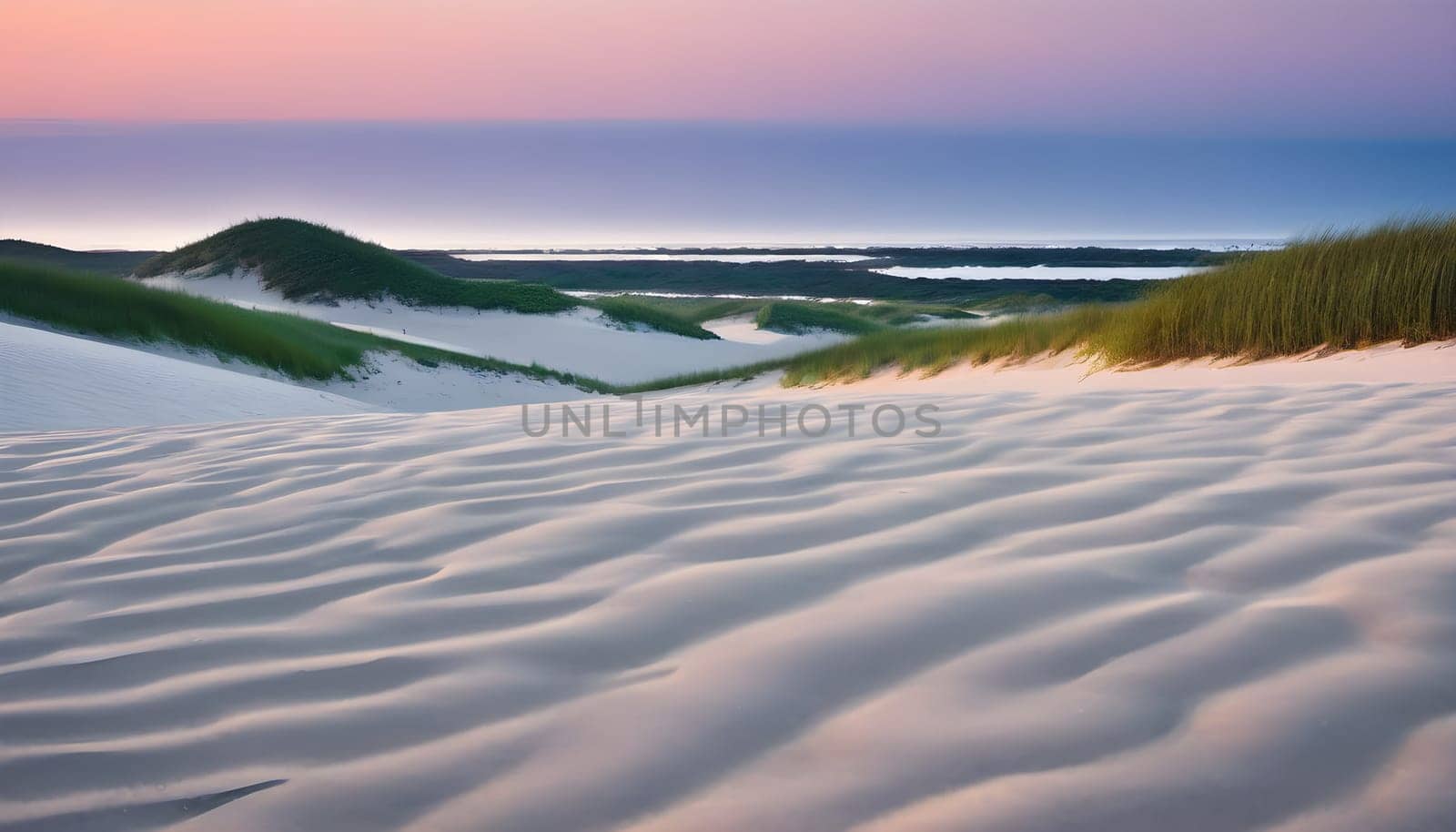 Awakening Sands: Sunrise Over the Dunes