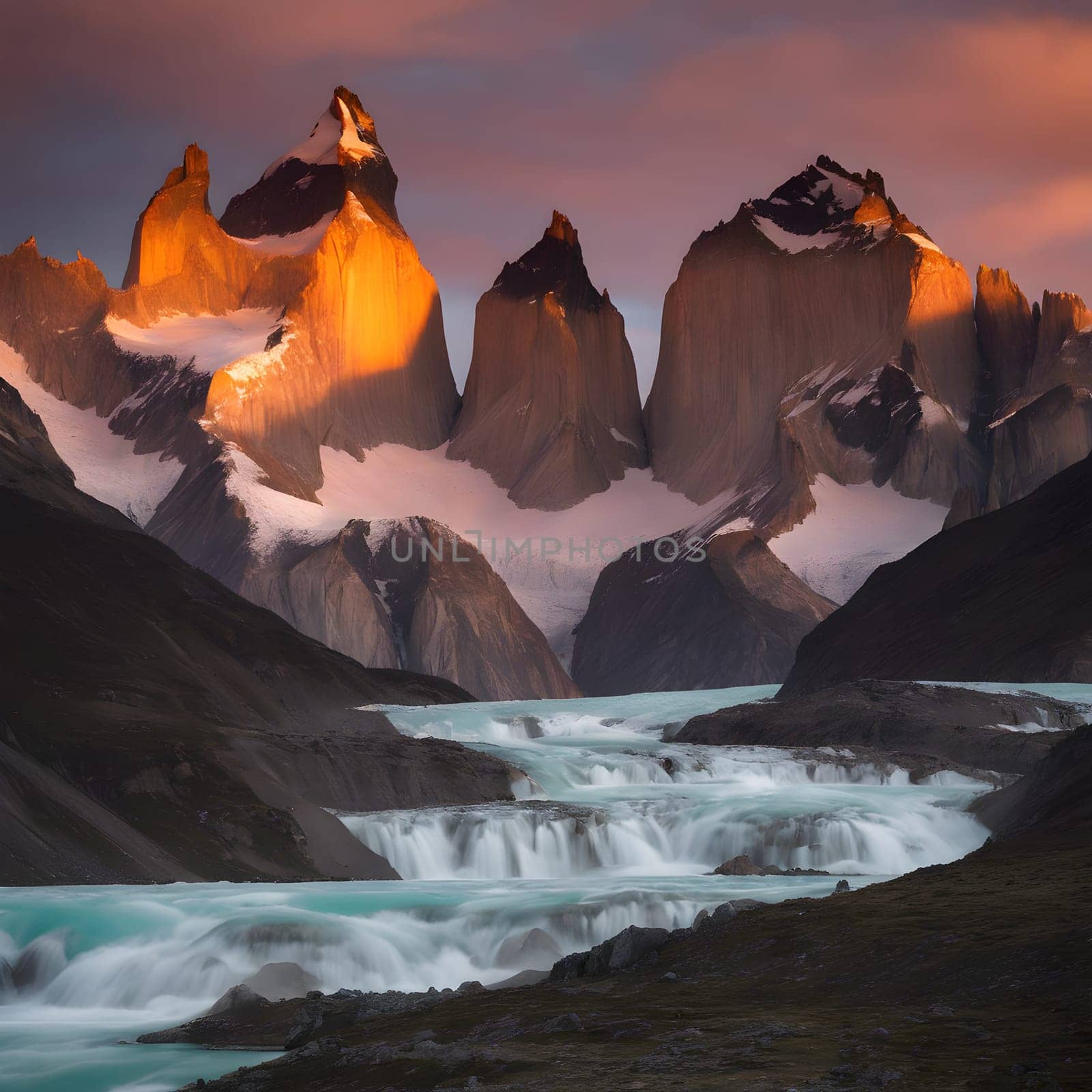 Sunrise Majesty: The Peaks of Patagonia Awaken