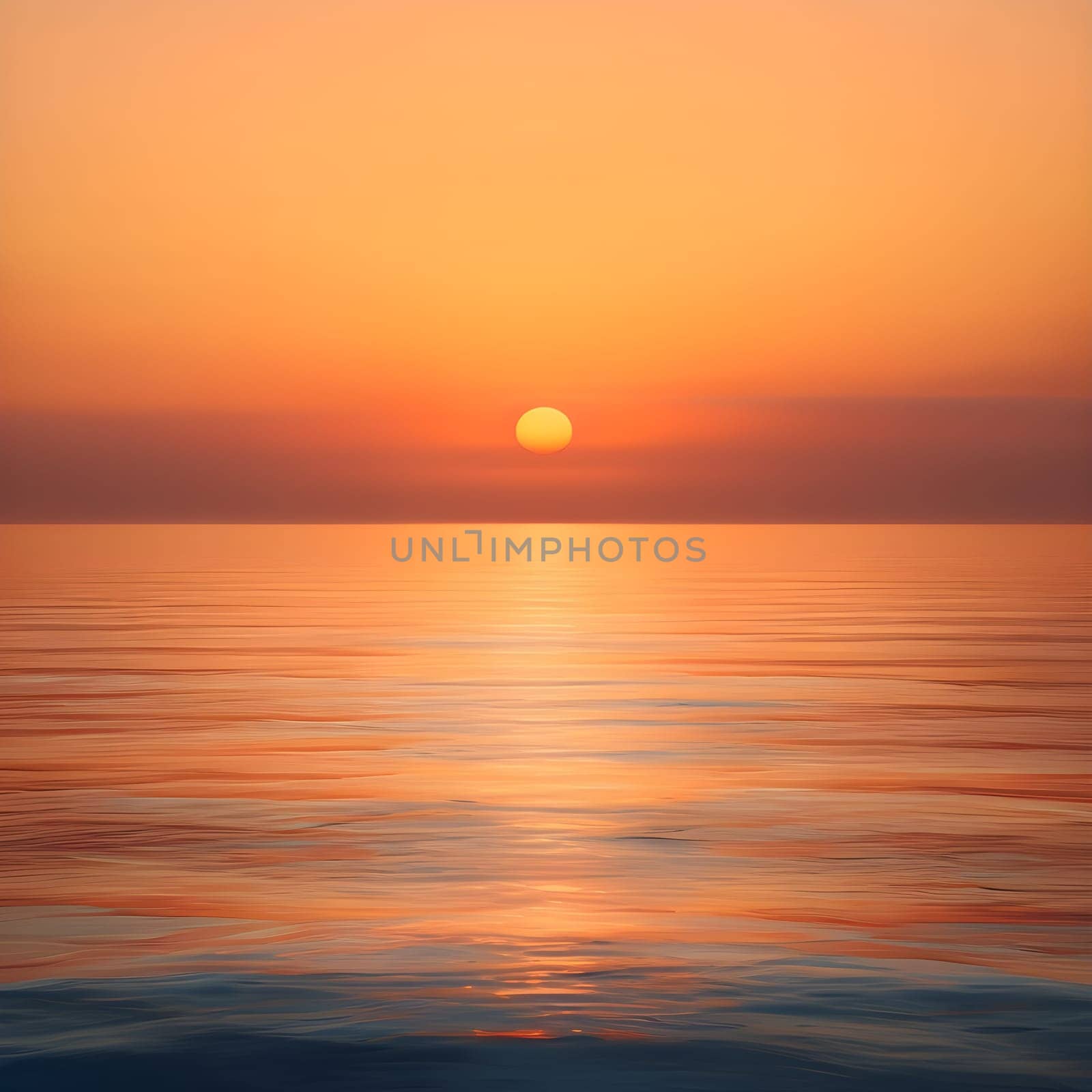 A serene sunrise over a calm ocean, symbolizing the peaceful release of the past and the embrace of new beginnings.