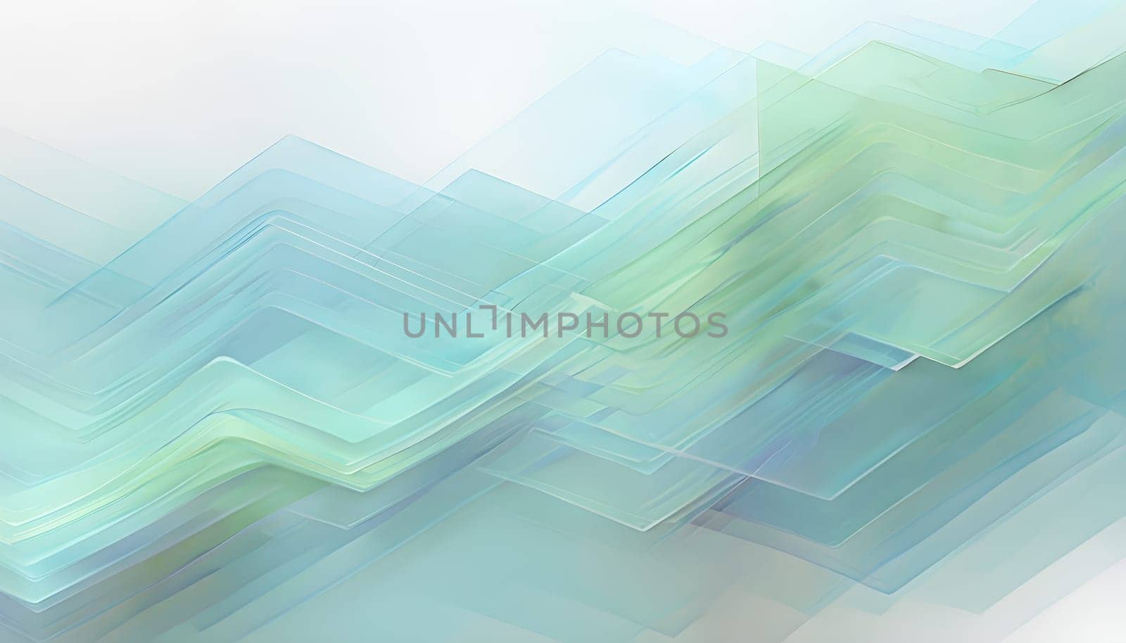 layers of translucent squares moving in a synchronized flow, resembling dynamic data visualization, AI generated