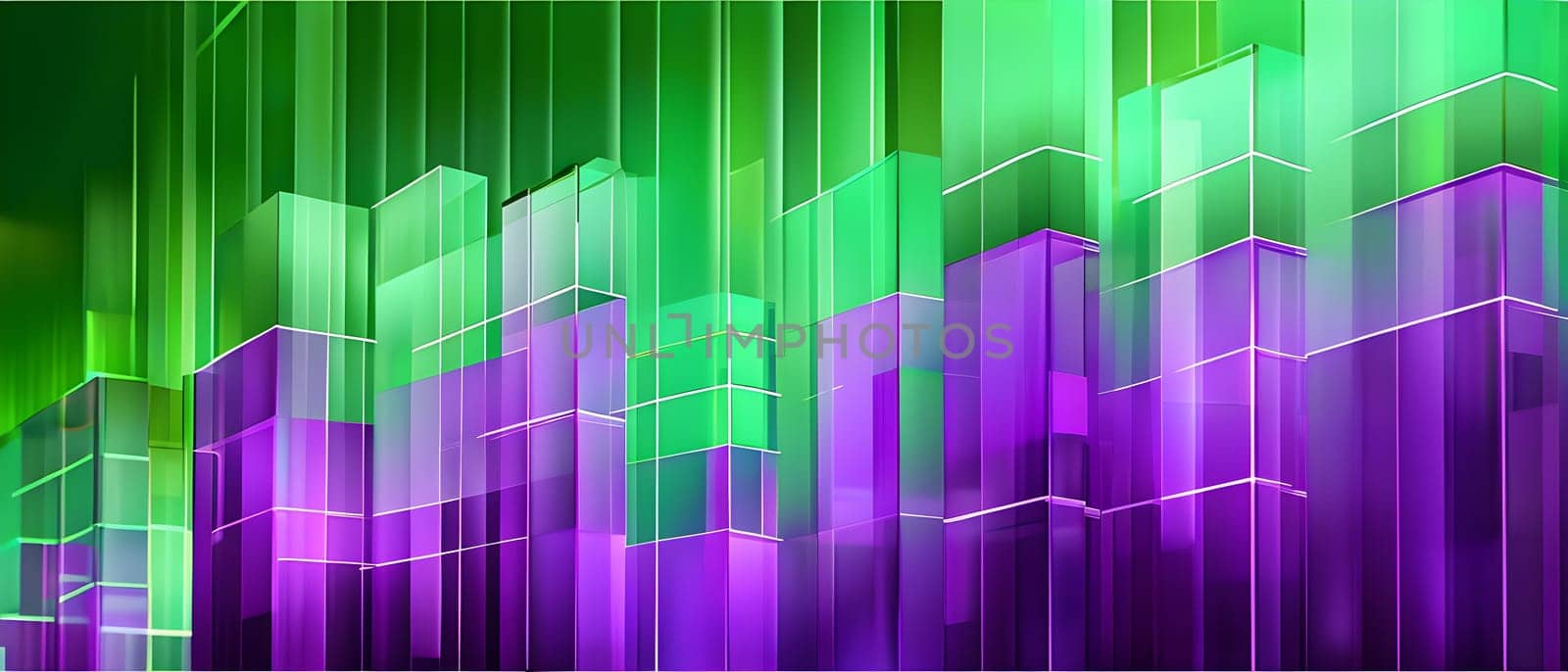 layers of translucent squares moving in a synchronized flow, resembling dynamic data visualization, AI generated