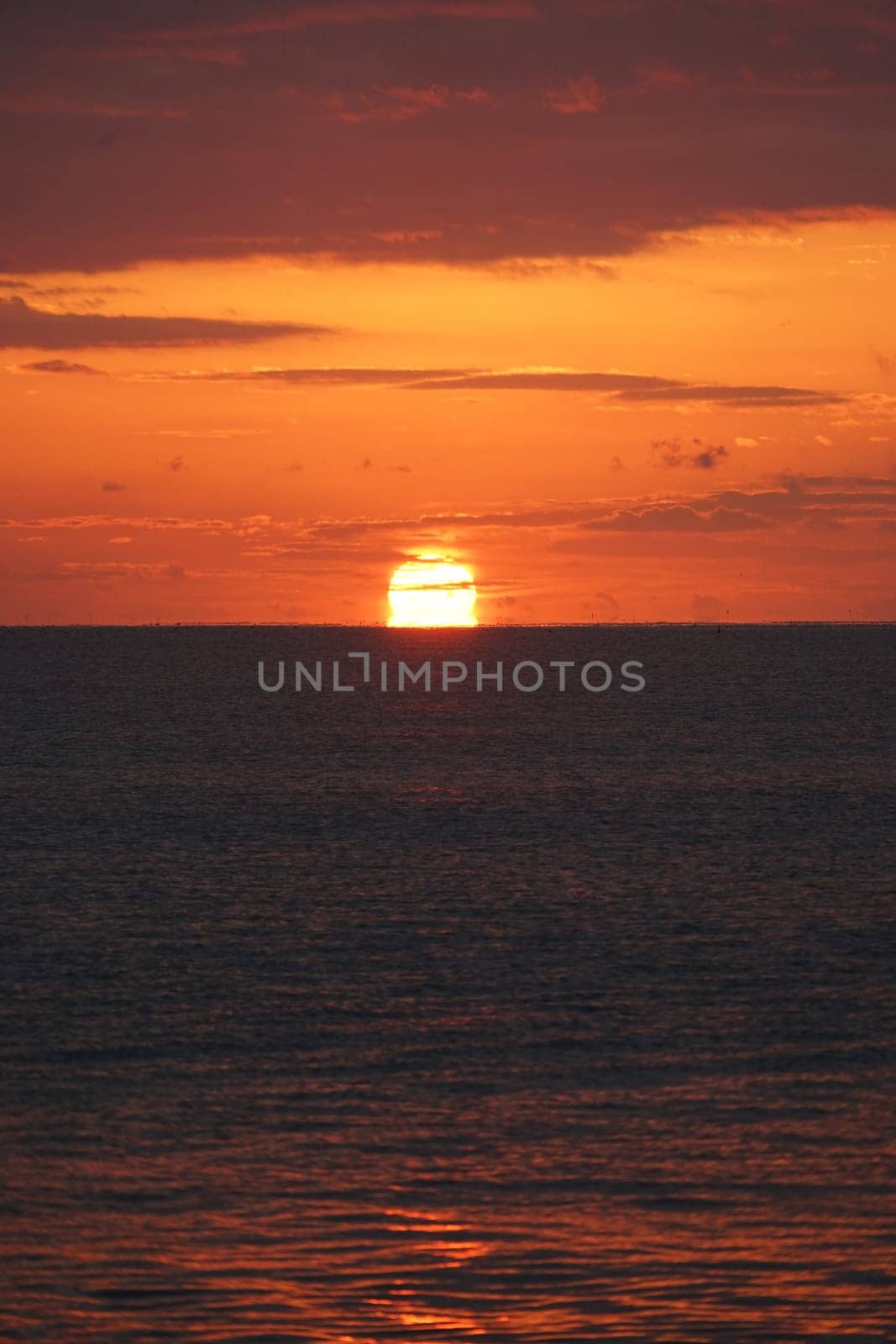 The first sunrise on the Arahama coast. Shooting Location: Sendai, Miyagi Prefecture