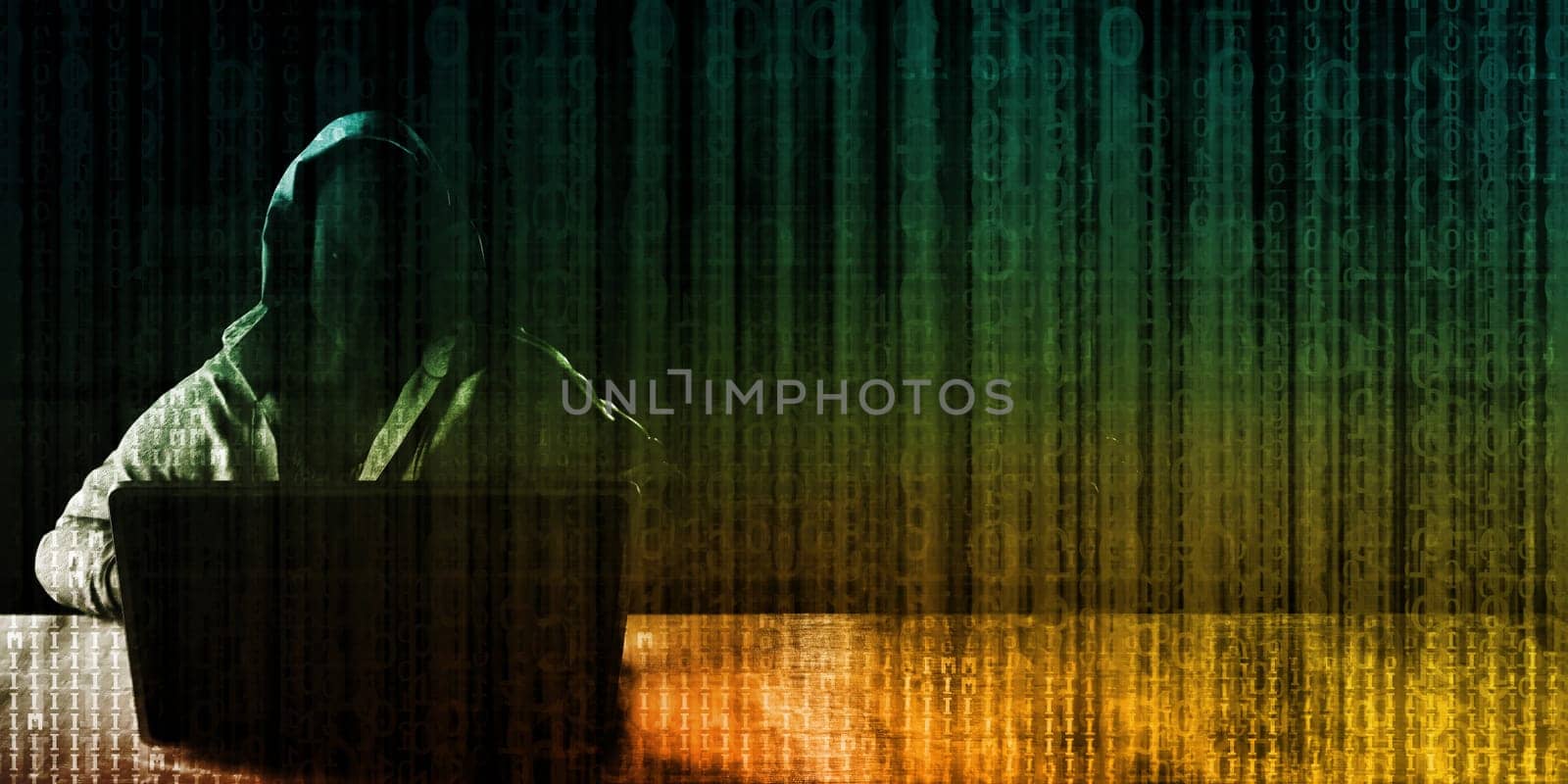 Data Theft and Fraud as a Digital Concept Abstract