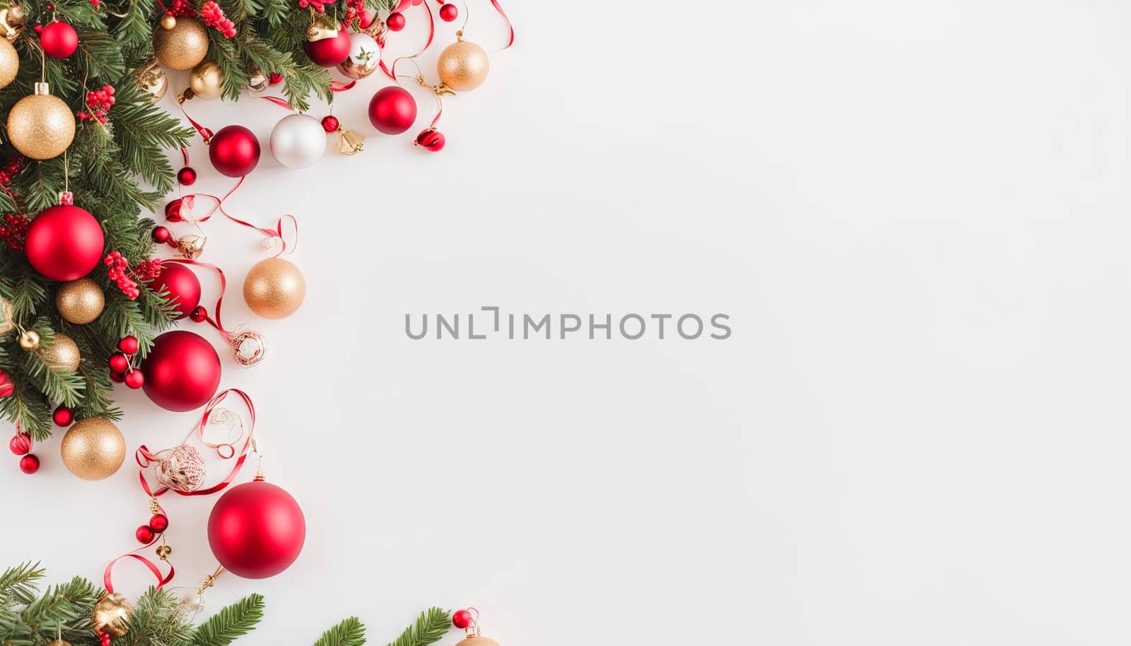 Merry Christmas And Happy Holidays As A White Greeting Card