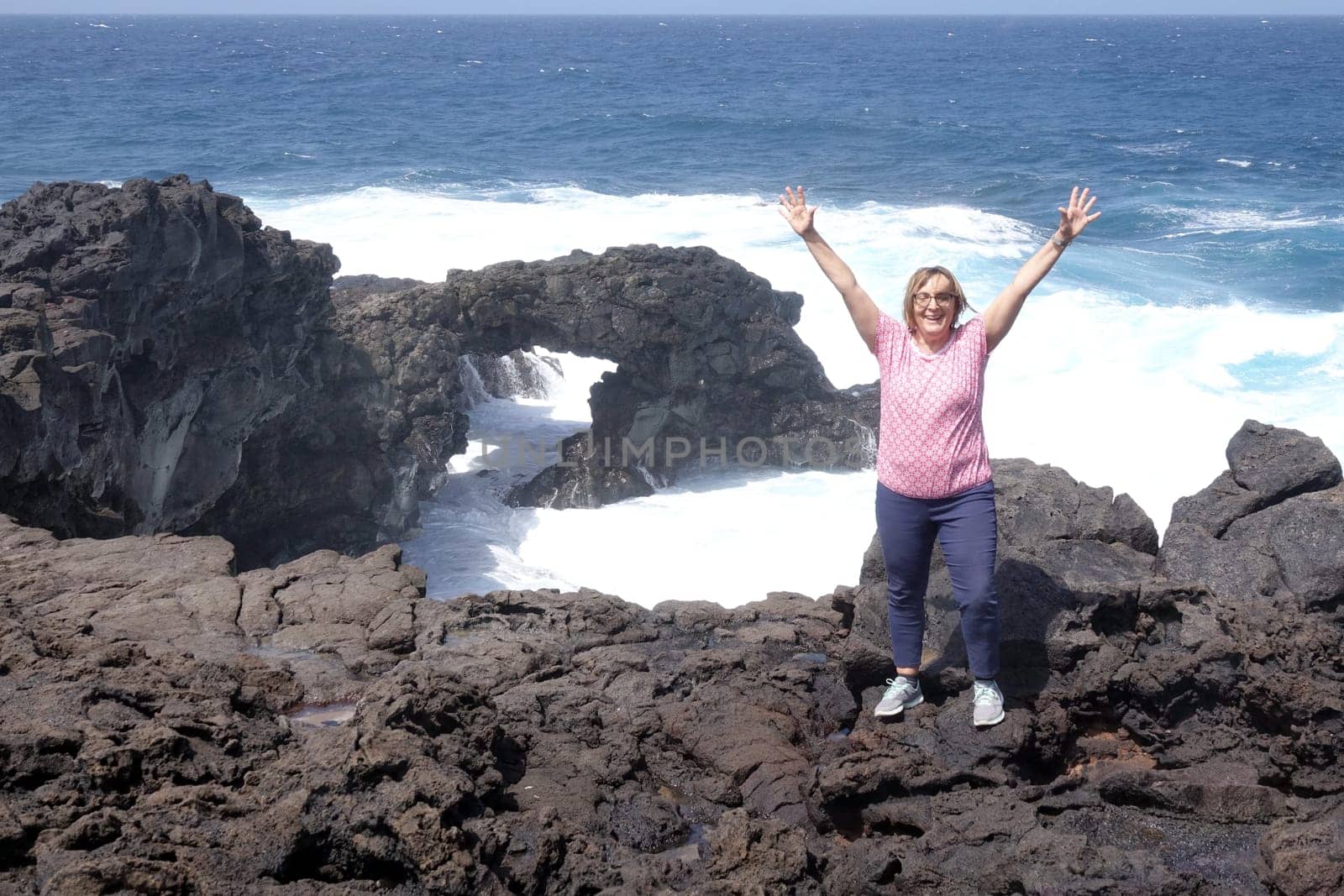 Felsenfenster bei El Golfo auf Lanzarote