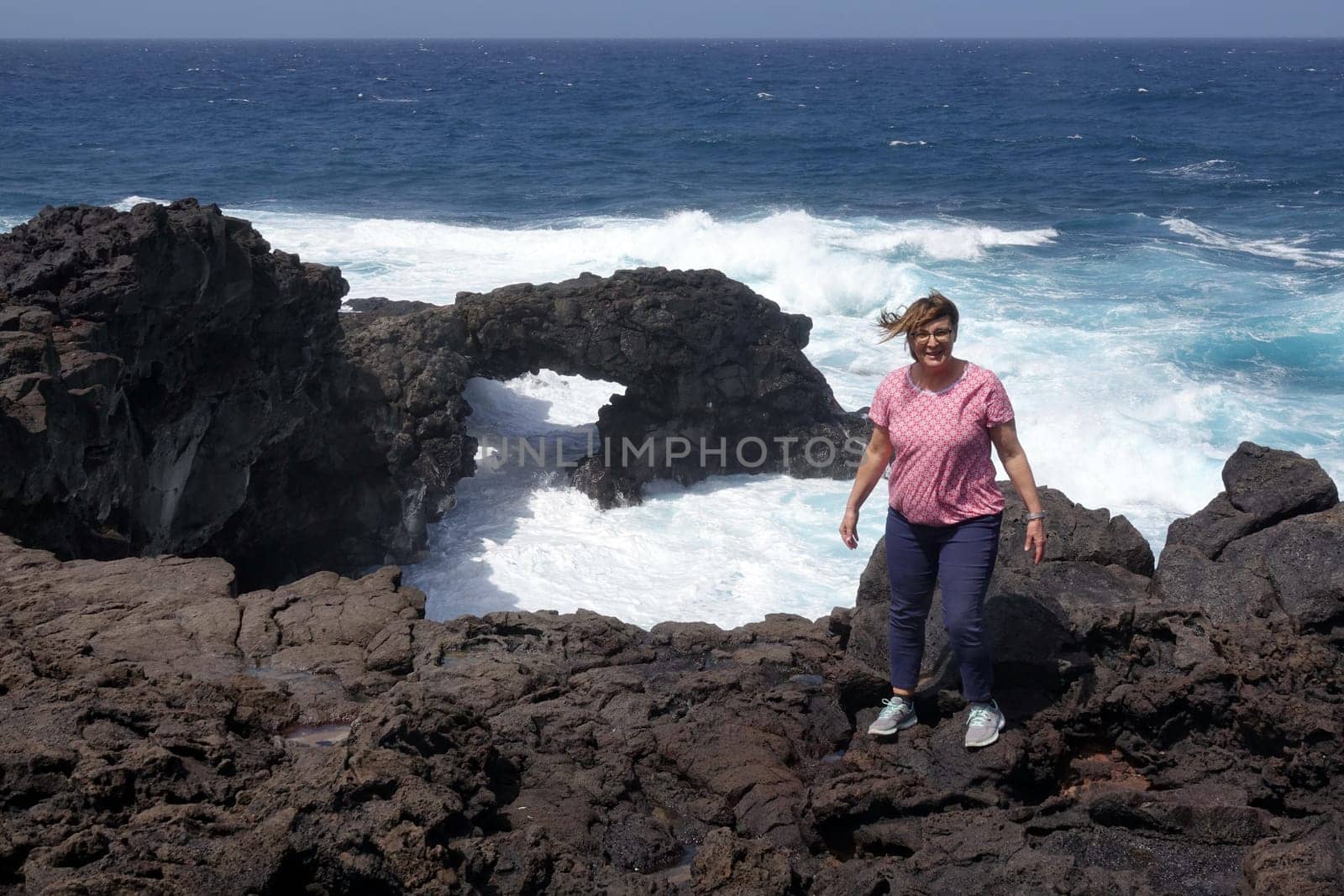 Felsenfenster bei El Golfo auf Lanzarote