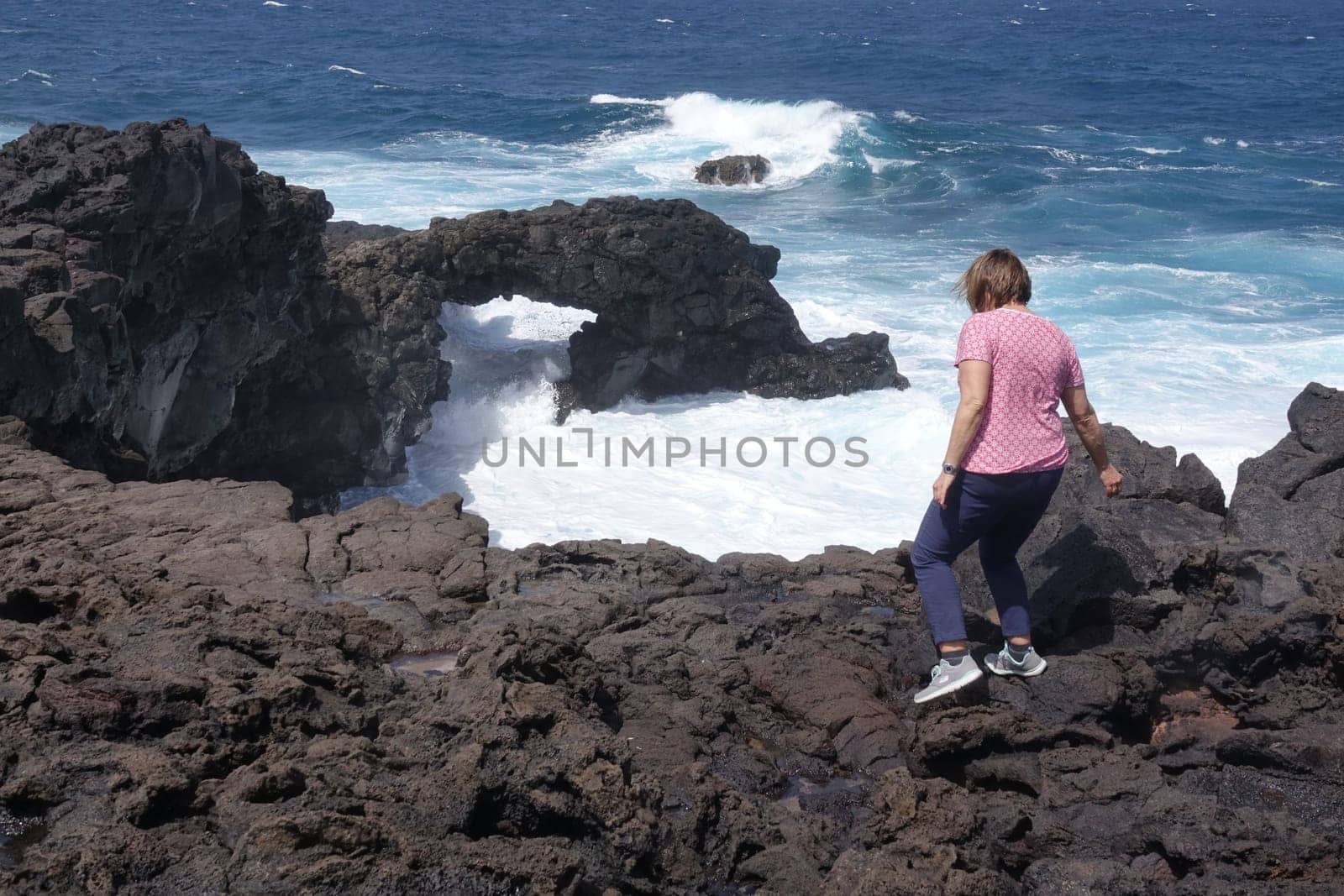 Felsenfenster bei El Golfo auf Lanzarote