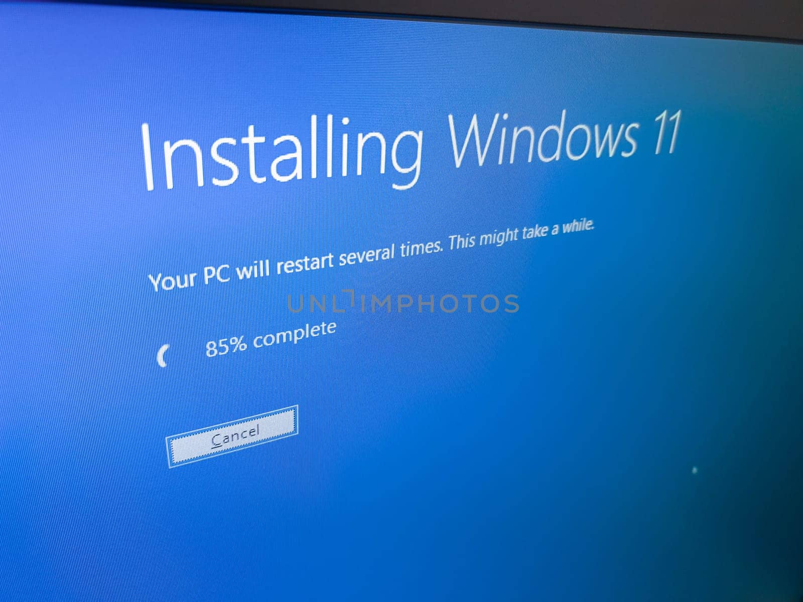 REDMONT, USA - DECEMBER 11, 2024: Microsoft Windows 11 installation