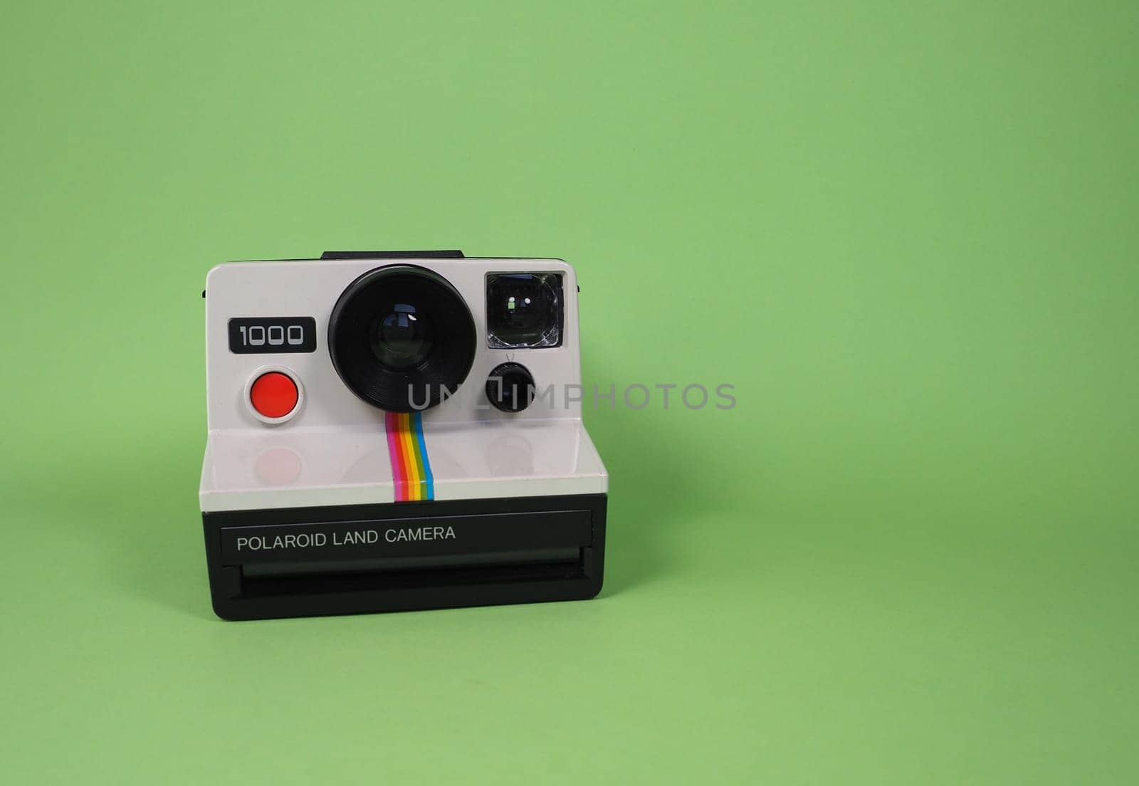 AMSTERDAM, NETHERLANDS - DECEMBER 11, 2024: Polaroid 1000 land camera