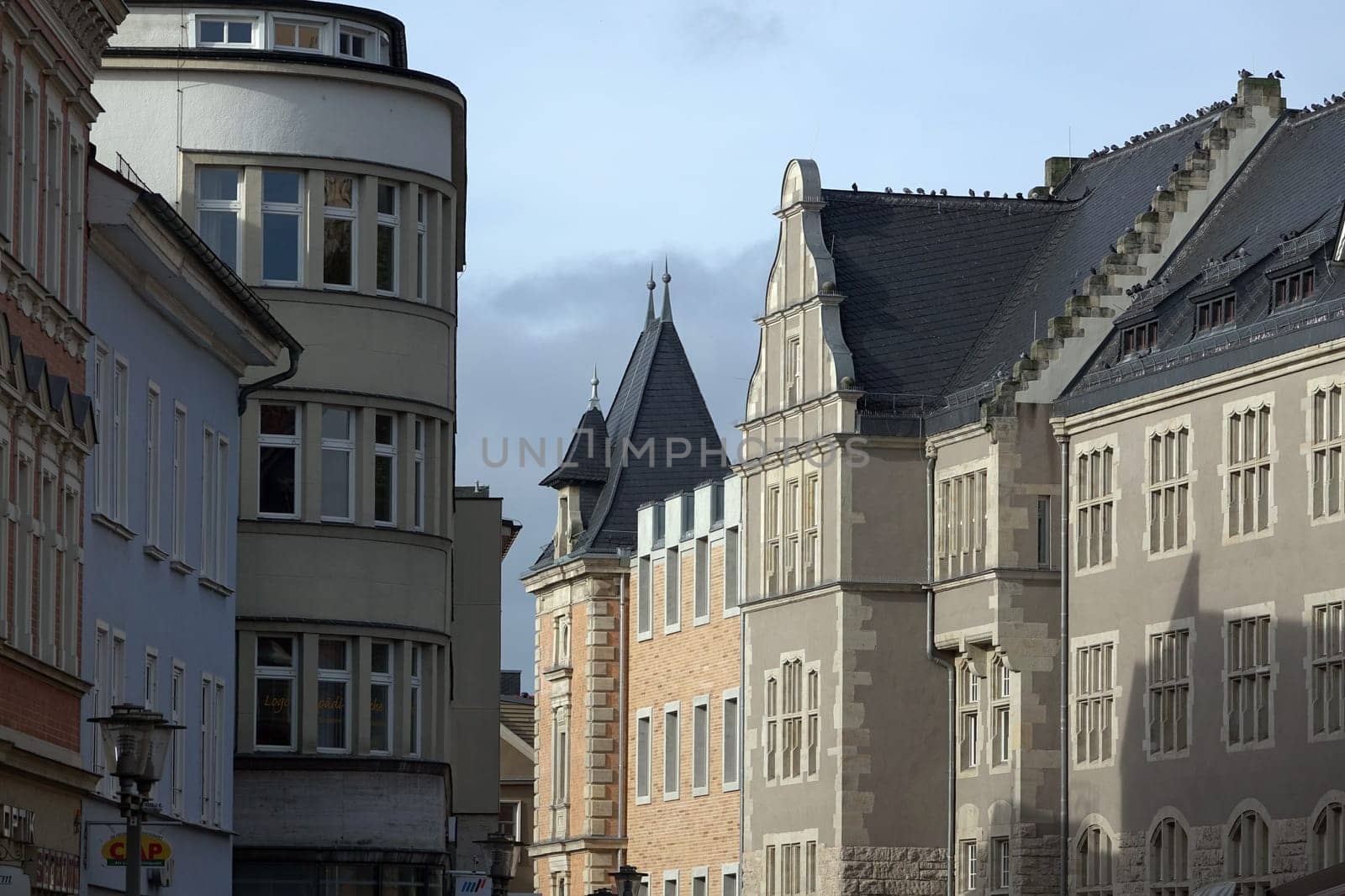 Hausfassaden in Rudolstadt