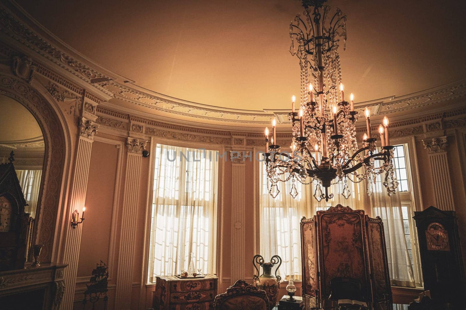 View from the high window and musical instruments. Shooting Location: Toronto