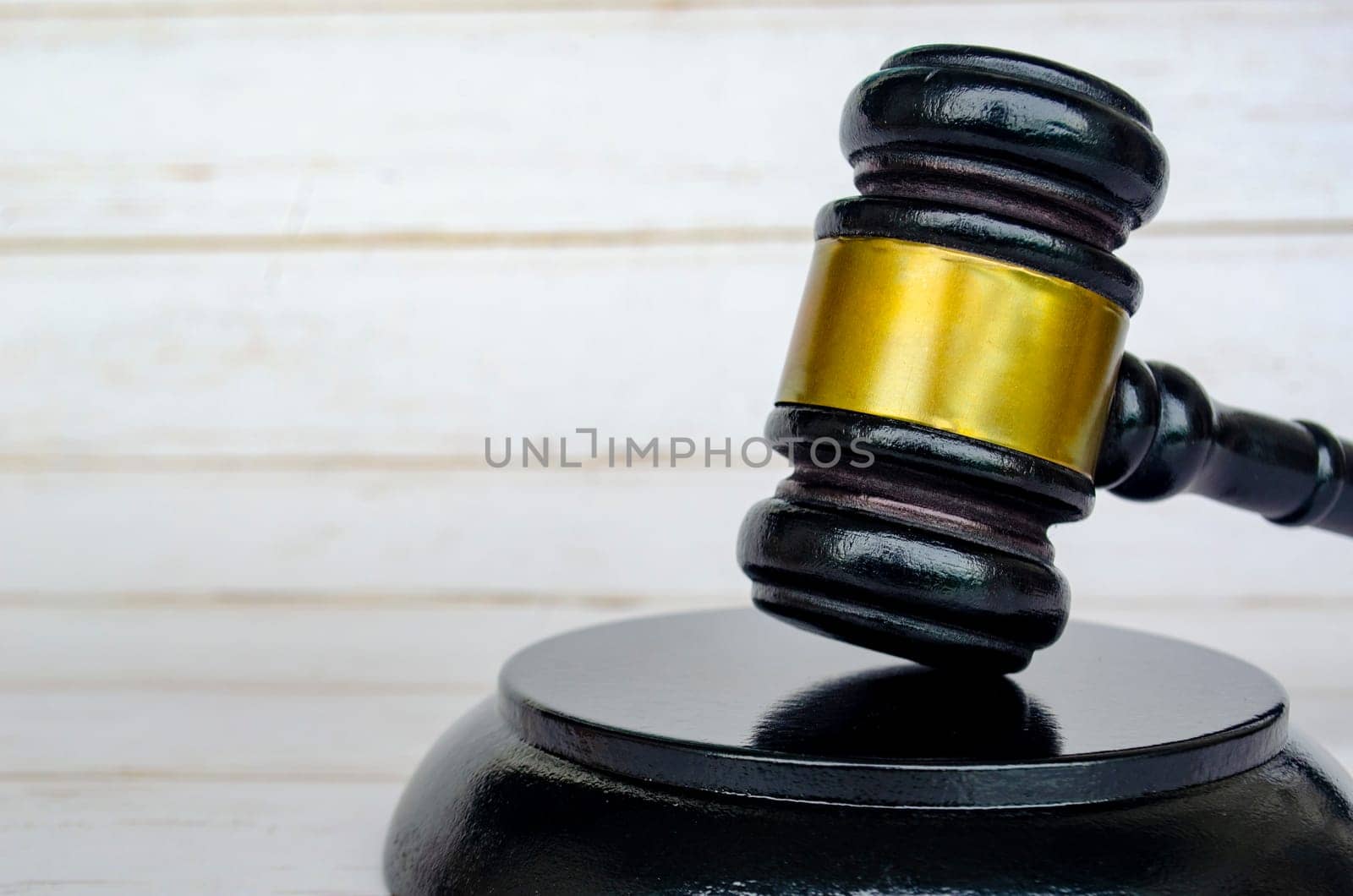 Close up of Lawyer's gavel. Laws and regulation concept.