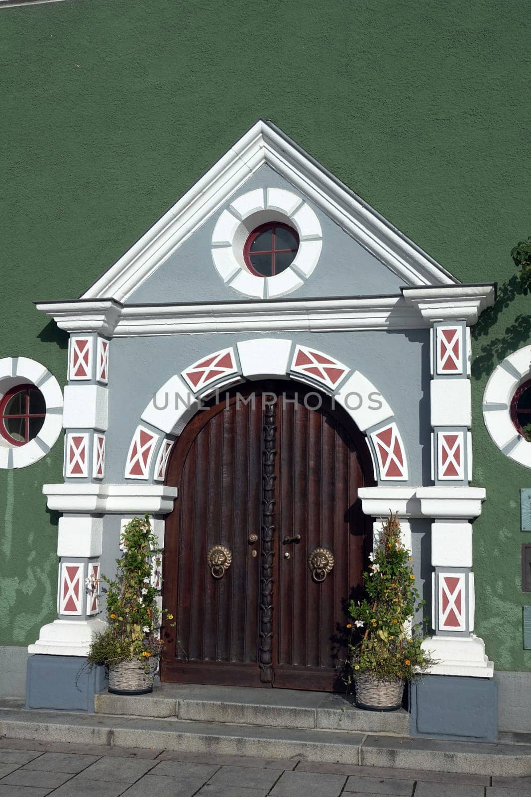 Eingang am Rathaus in Rudolstadt