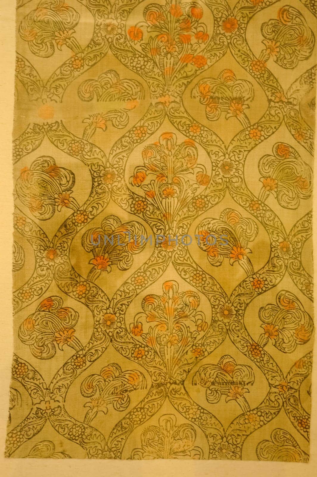 Ancient Russian fabric, Museum of Russian Culture.