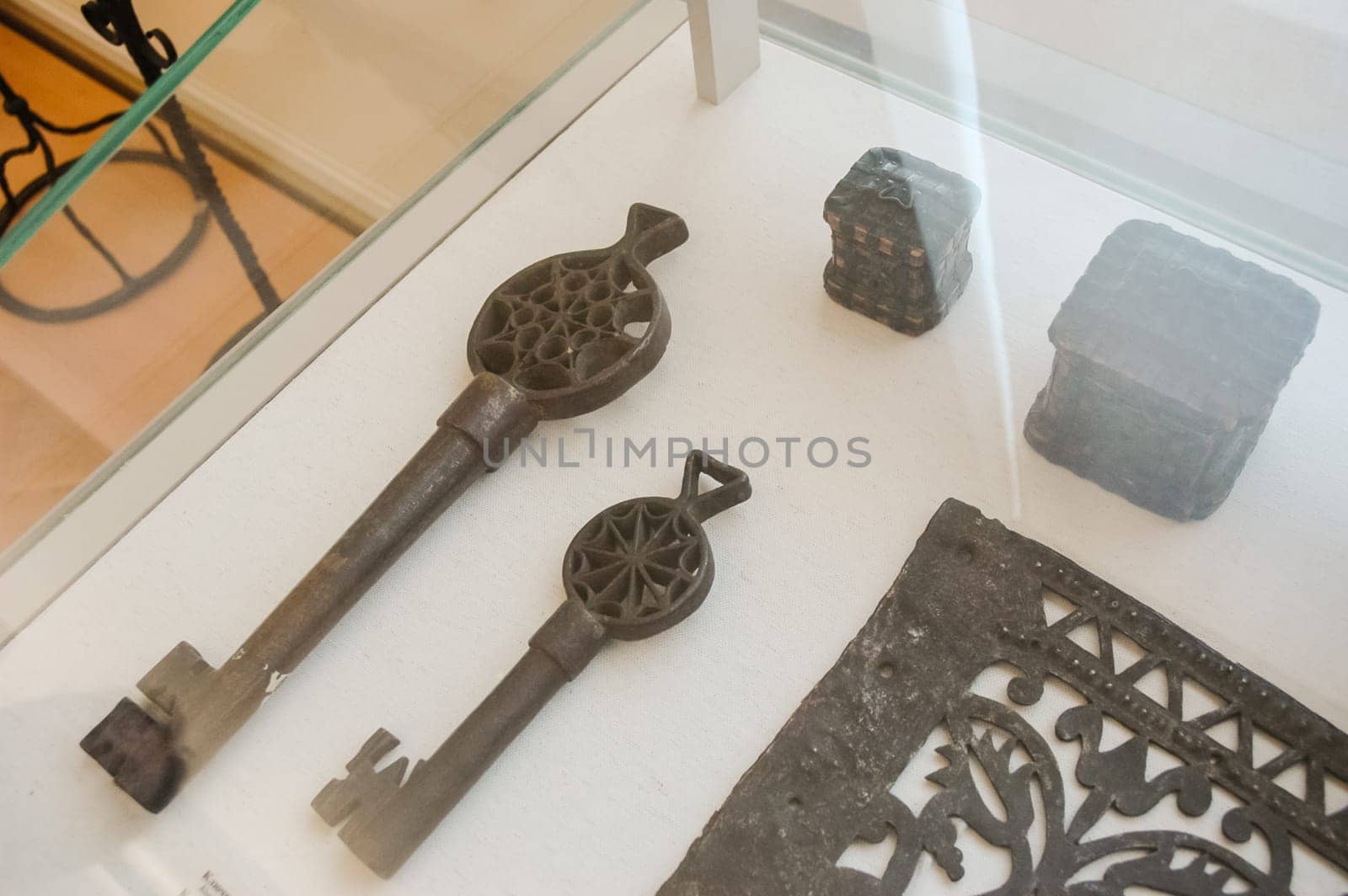 Ancient keys to the chest. Museum exhibit