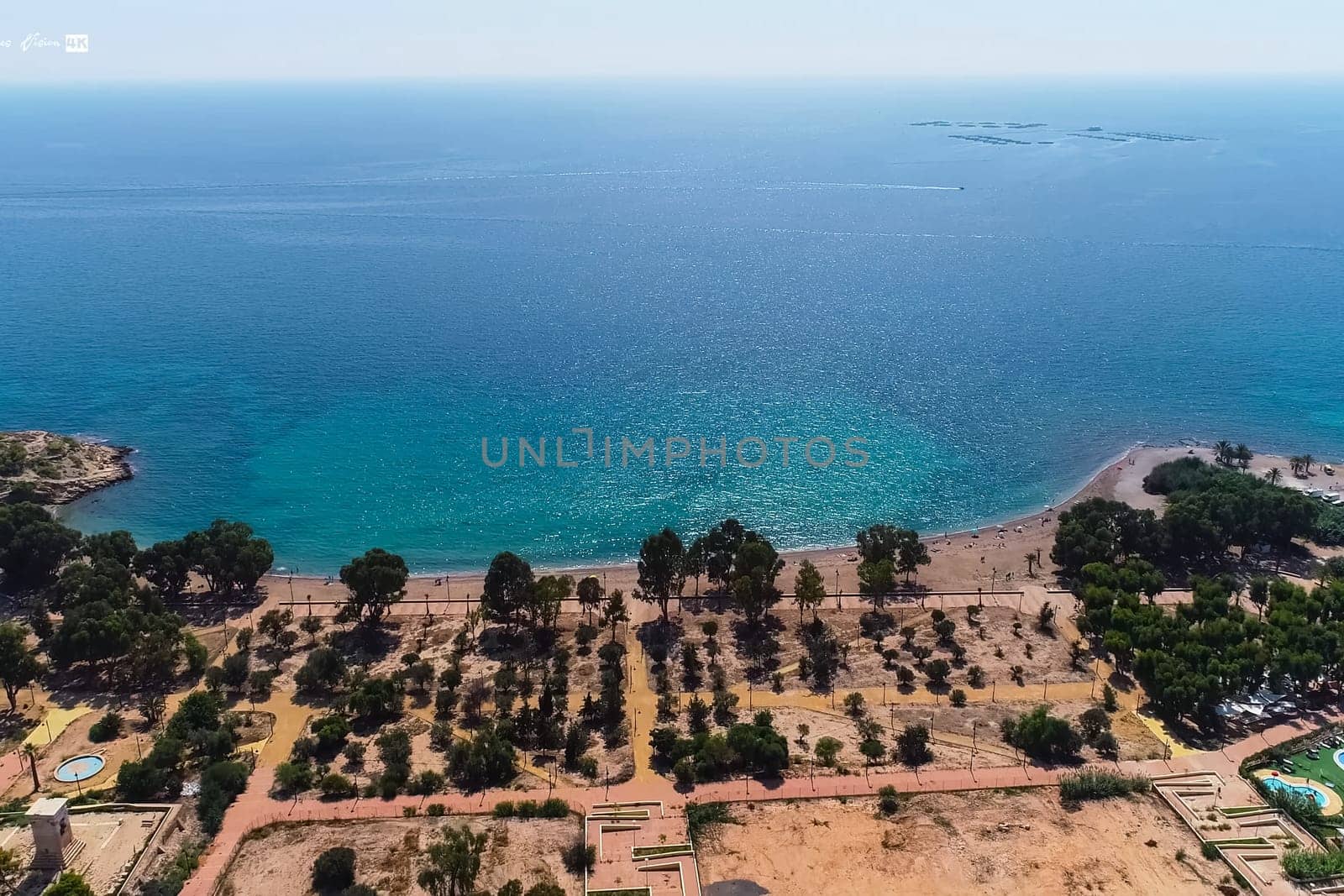 The Mediterranean coast in Spain. Spain's courts by the sea.