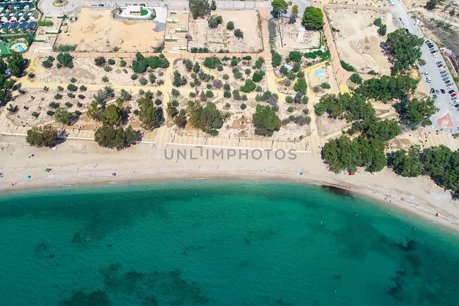 The Mediterranean coast in Spain. Spain's courts by the sea.