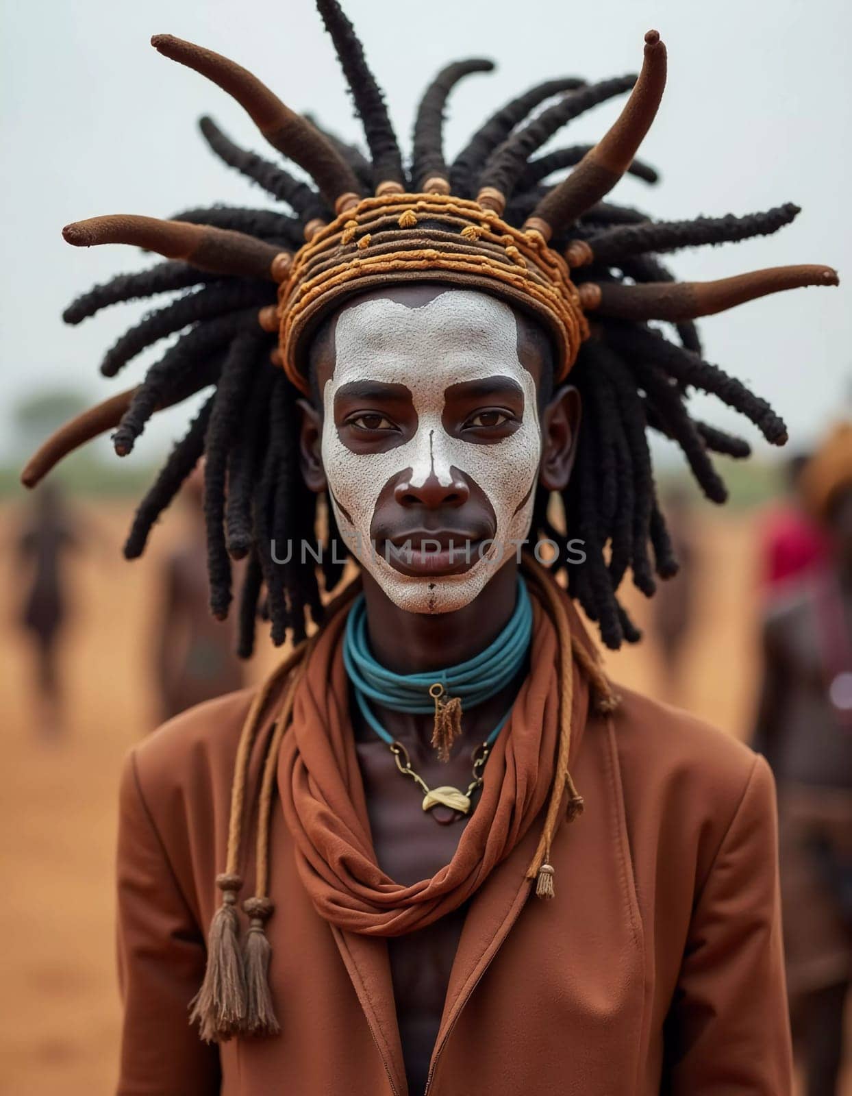 Participants display their traditional attire and elaborate hairstyles, showcasing cultural pride at the Guerewol festival held in Niger's Sahel region.