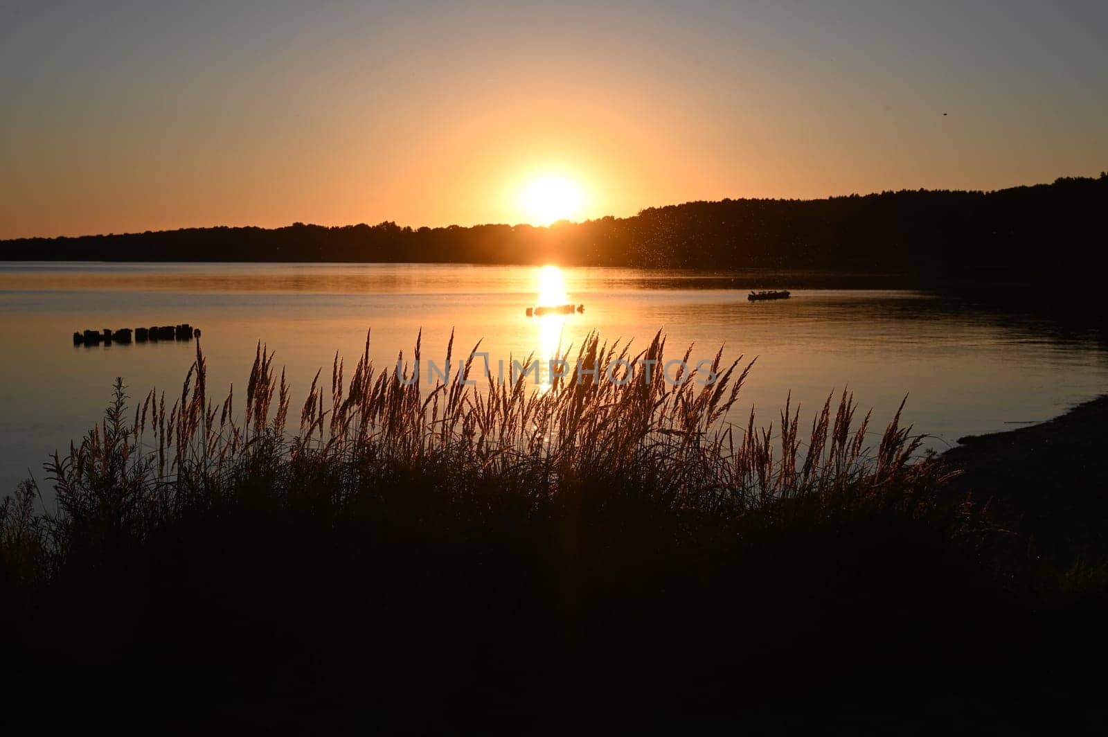 Abend am Stettiner Haff bei Kamminke