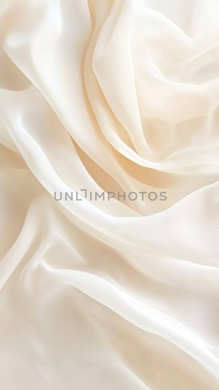 Soft pastel silk fabric folds elegant abstract background, AI generated
