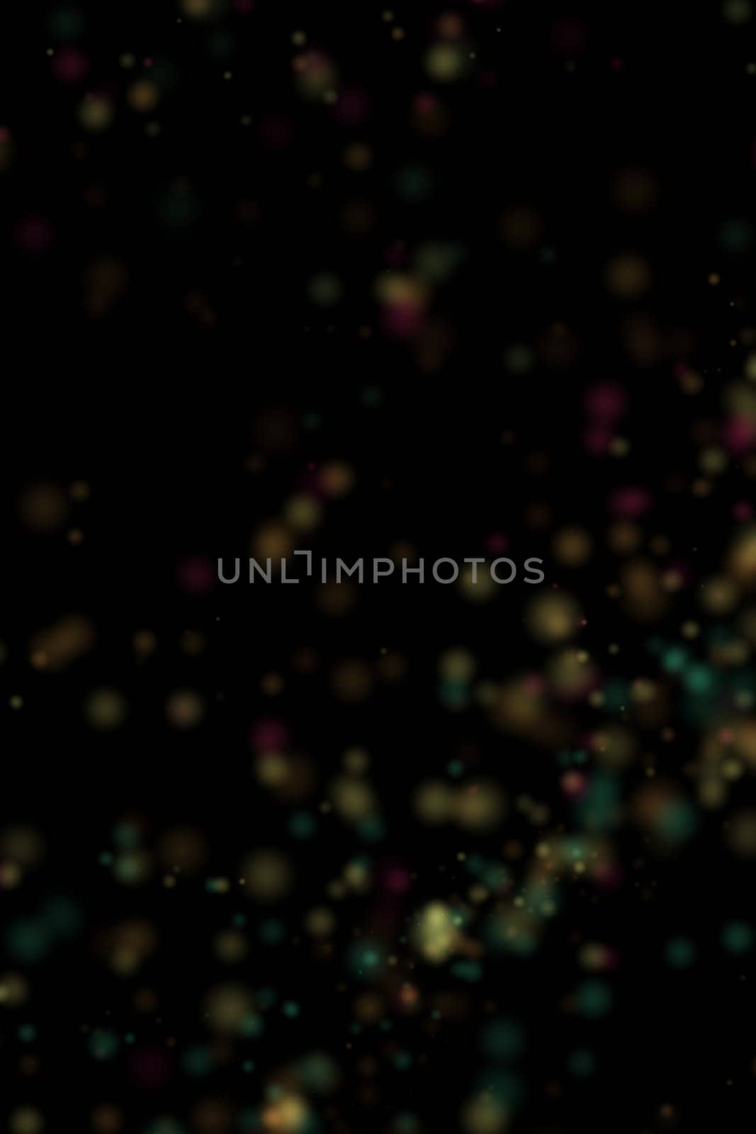 a colorful bokeh photo overlay
