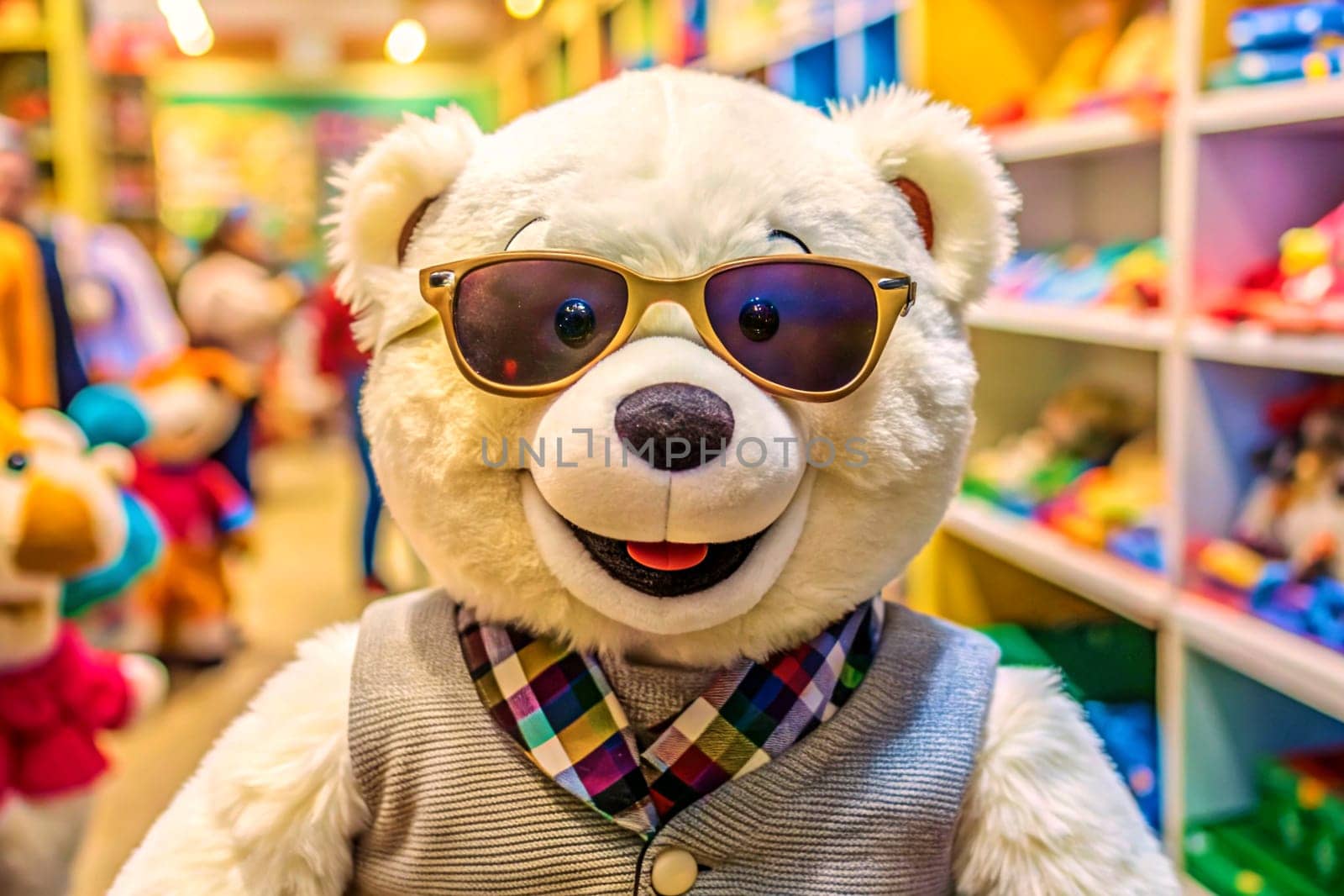 a person who sells something.an object for a child to play with, typically a model or miniature replica of something
