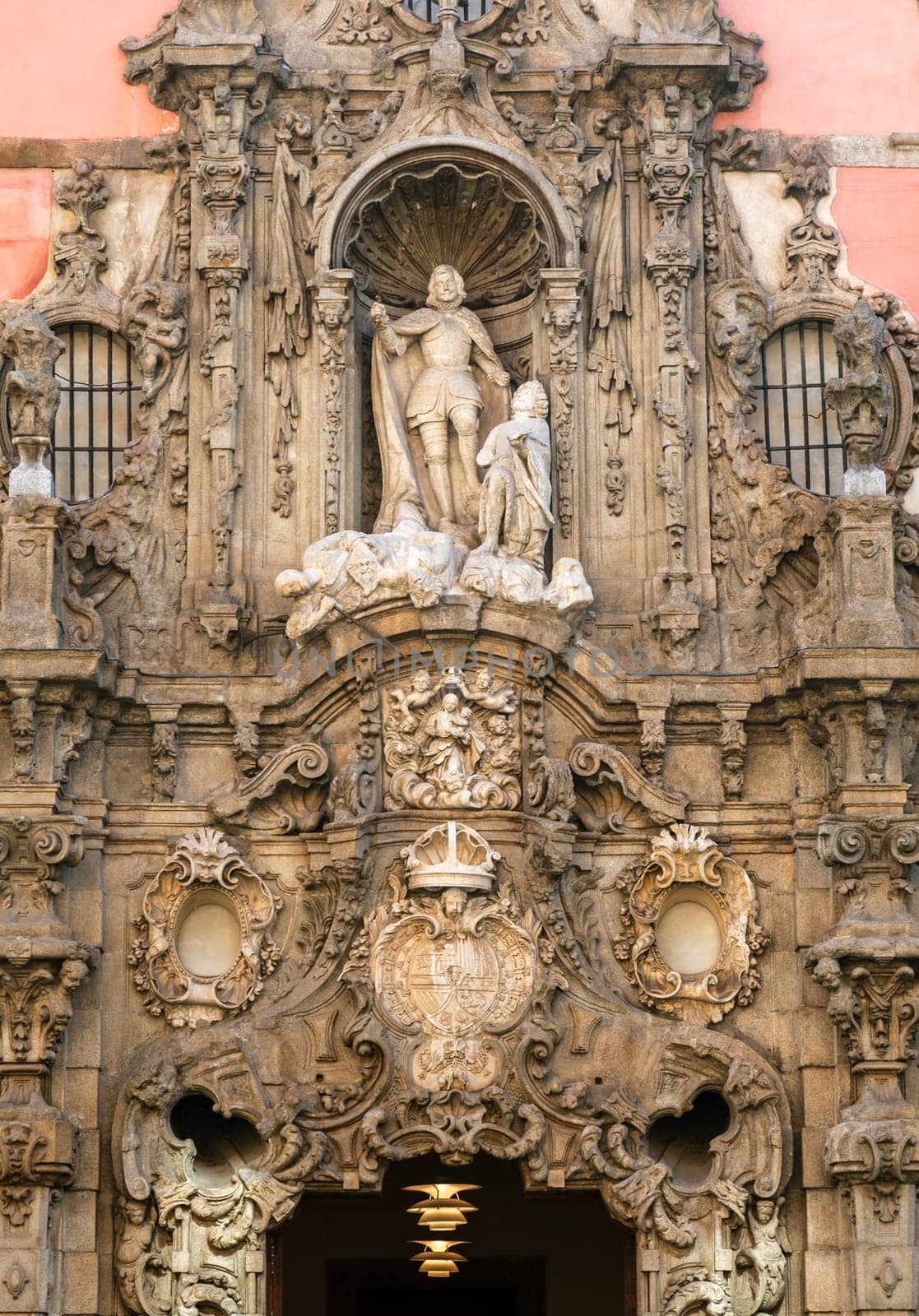 Entrance to the Historical museum of Madrid, Spain