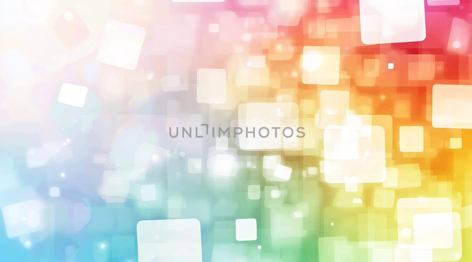 Vibrant background filled with soft squares in various colors, creating a lively and dynamic atmosphere, perfect for digital design projects.