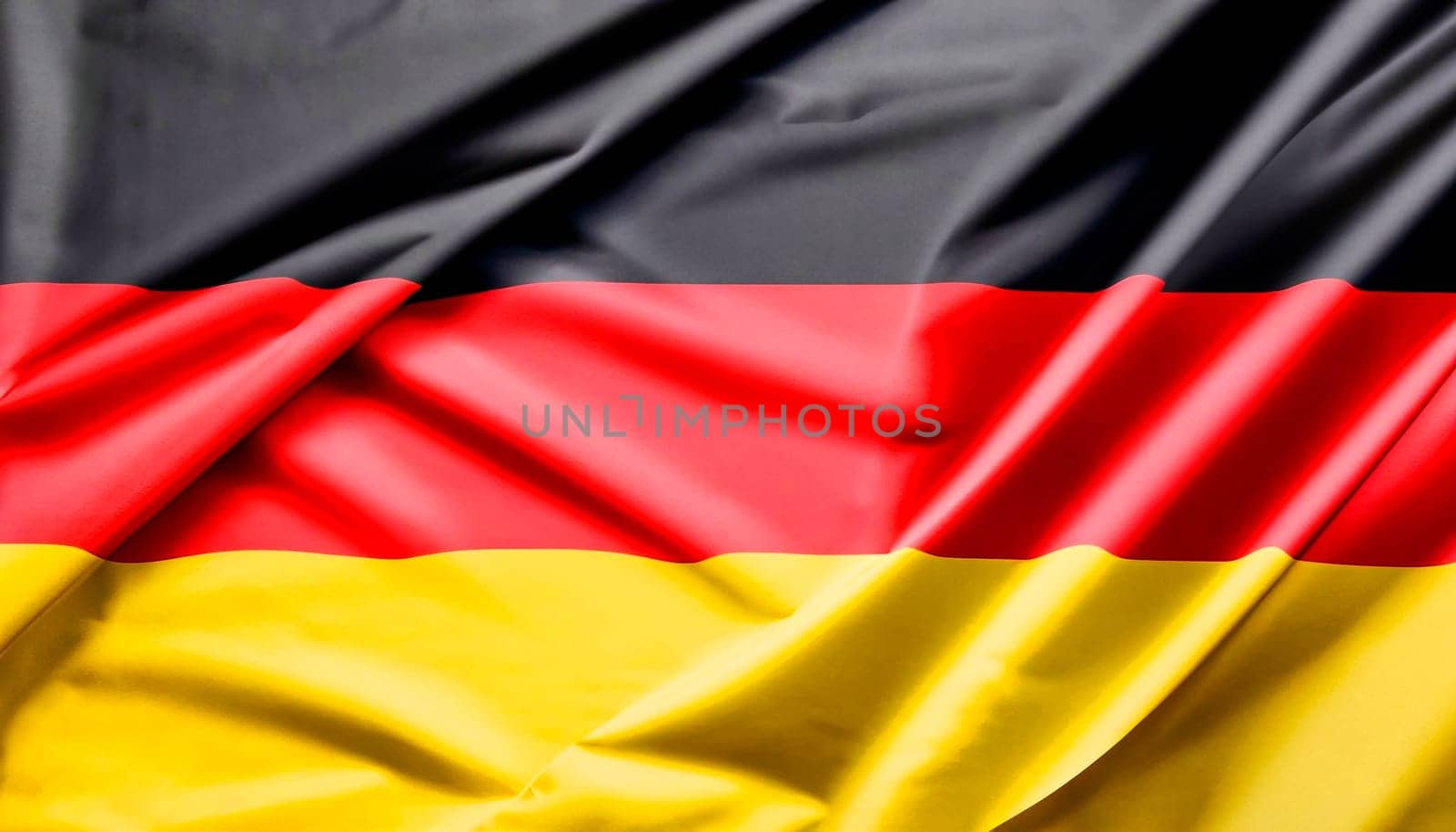 Waving national flag of Germany