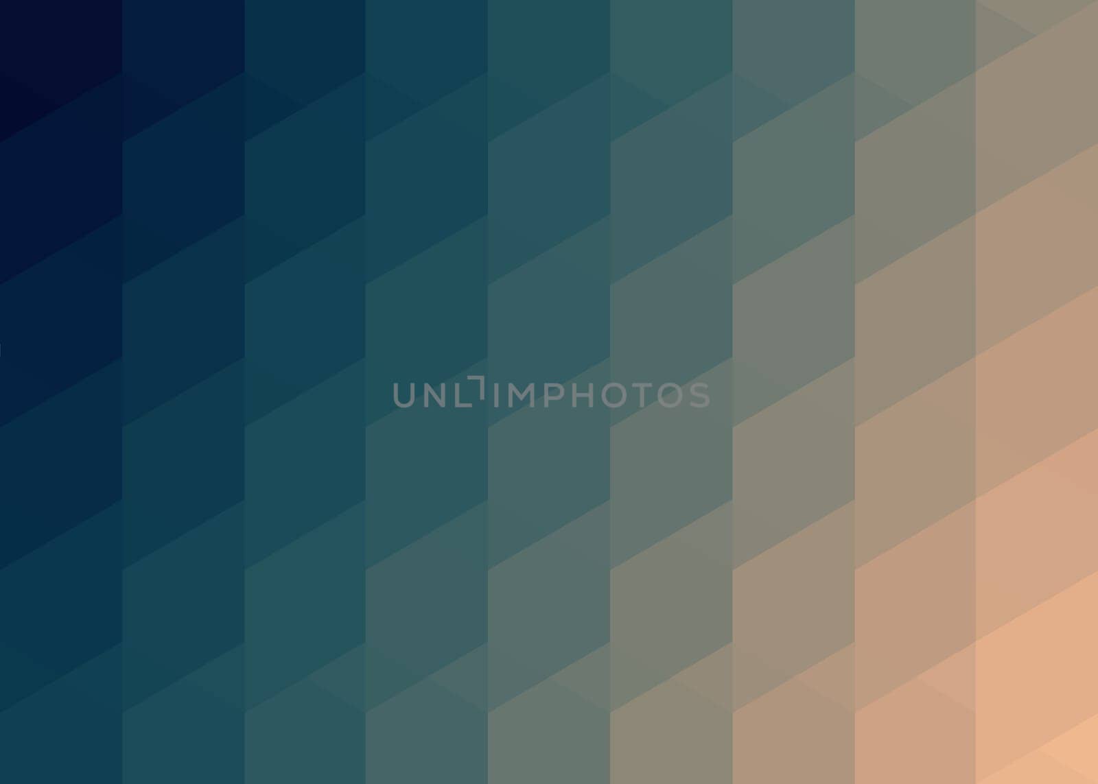 pattern of hexagons, blue and beige with shadow reflex / pattern of hexagons blue with beige reflex