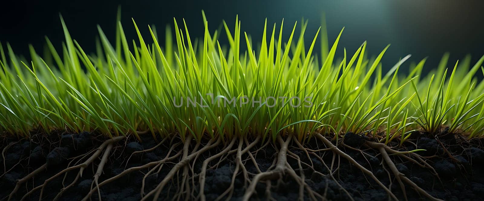 Tiny blades of grass dance in a golden dawn, roots anchoring deep in shadow. Hope whispers from the earth, promising rebirth and resilience.