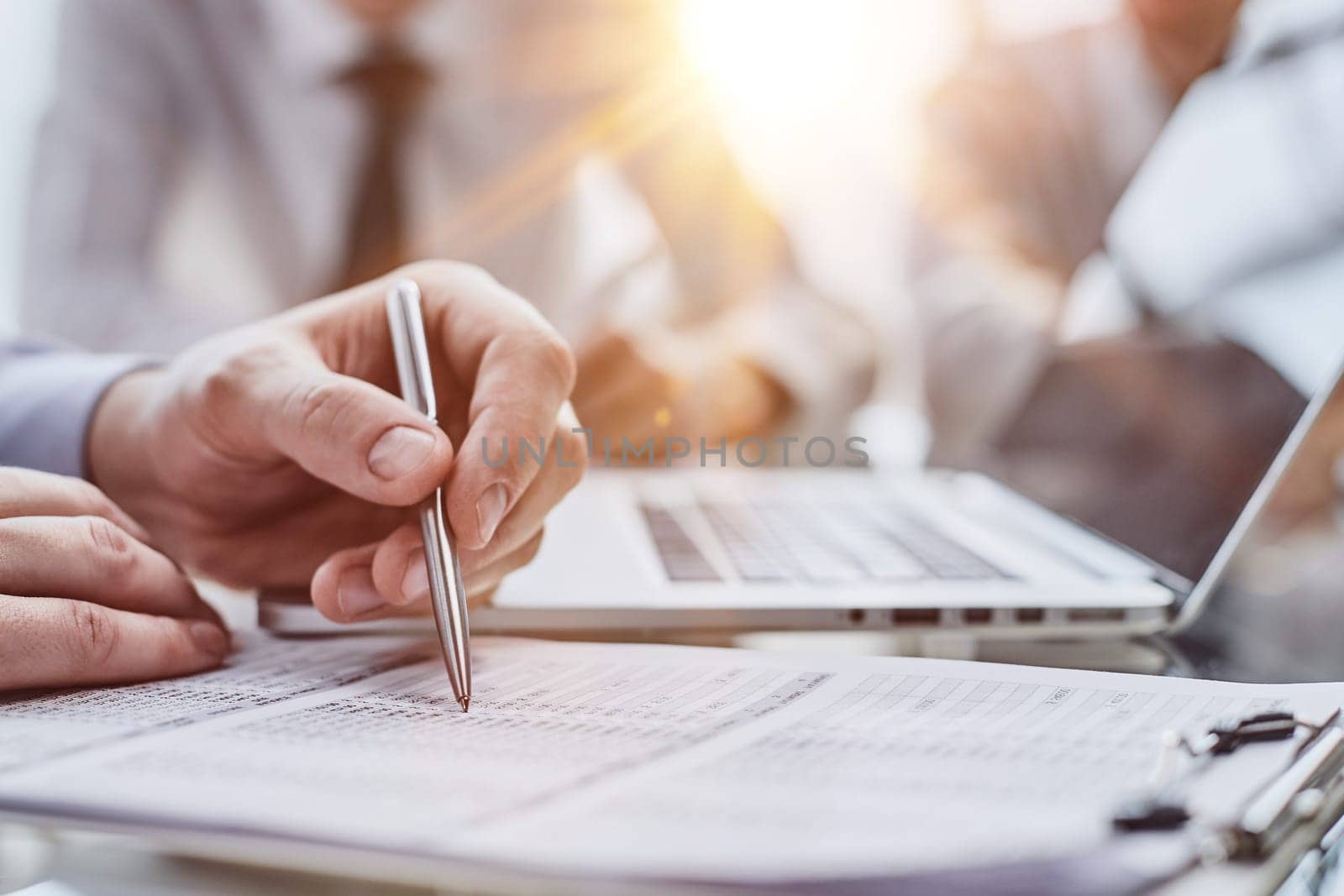 Recruitment, contract and business employment concept. HR review the profile resume of the job applicant.