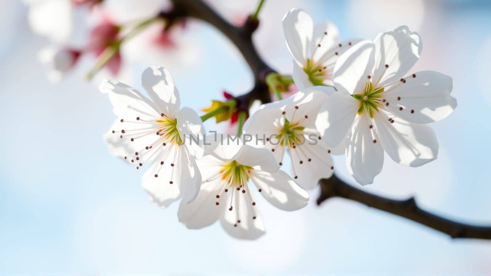 Flowers on an apple tree in spring. High quality photo
