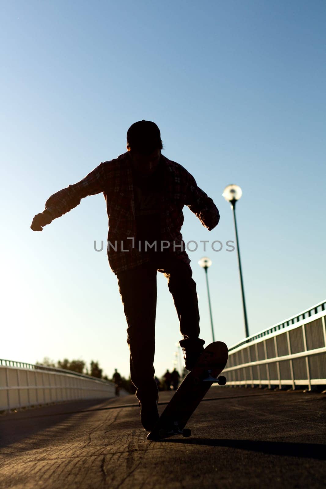 Adrenaline Rush Skater Showing Off Bold Moves , sport