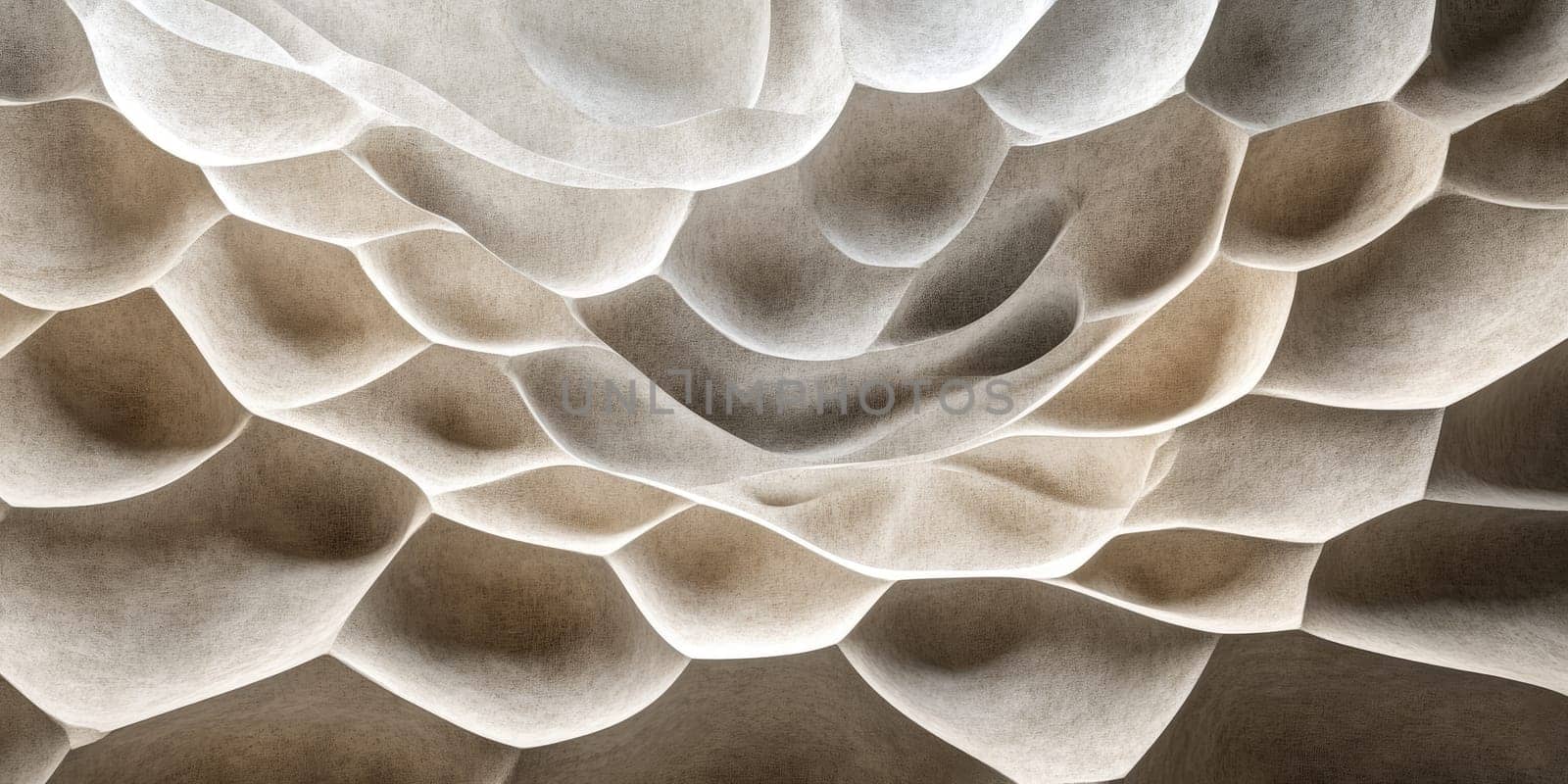 Stunning geological formations reveal a mesmerizing display of textures and shapes in a limestone cave, enhanced by gentle lighting filtering through.