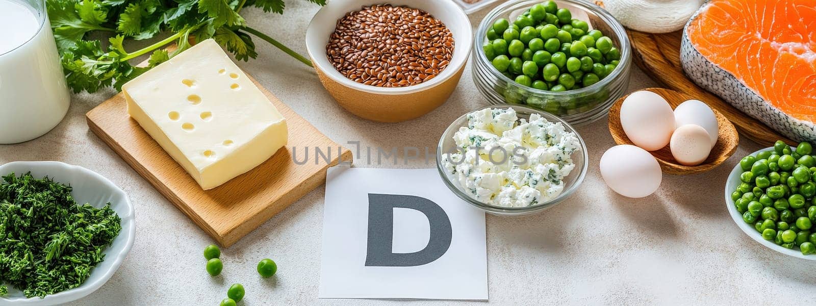 products containing vitamin D. Selective focus. food.