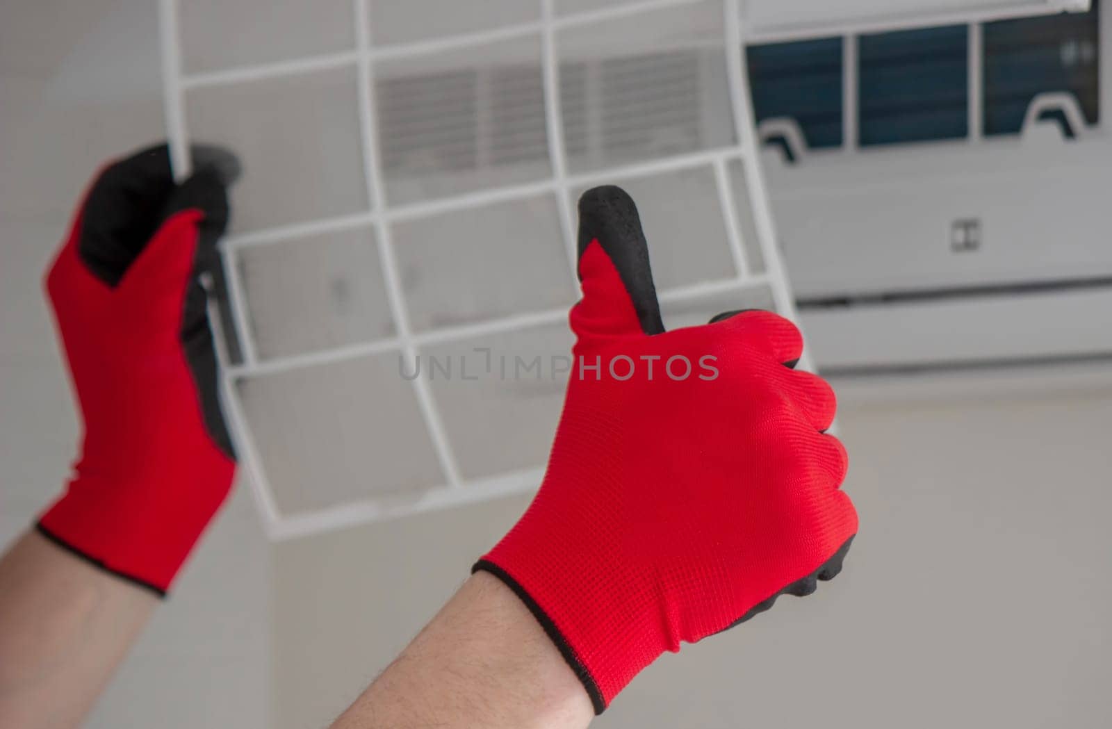 air conditioner filter replacement HVAC maintenance clean air ventilation.