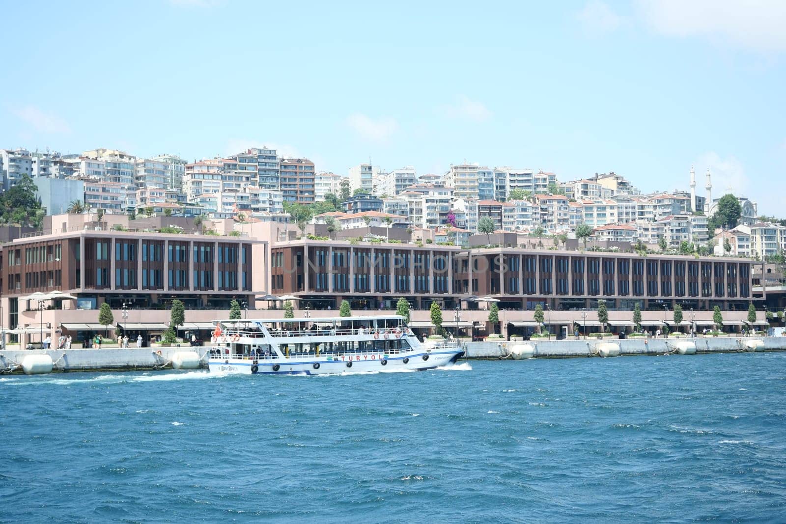 turkey istanbul 23 december 2024 Riverfront view of galata shopping mall