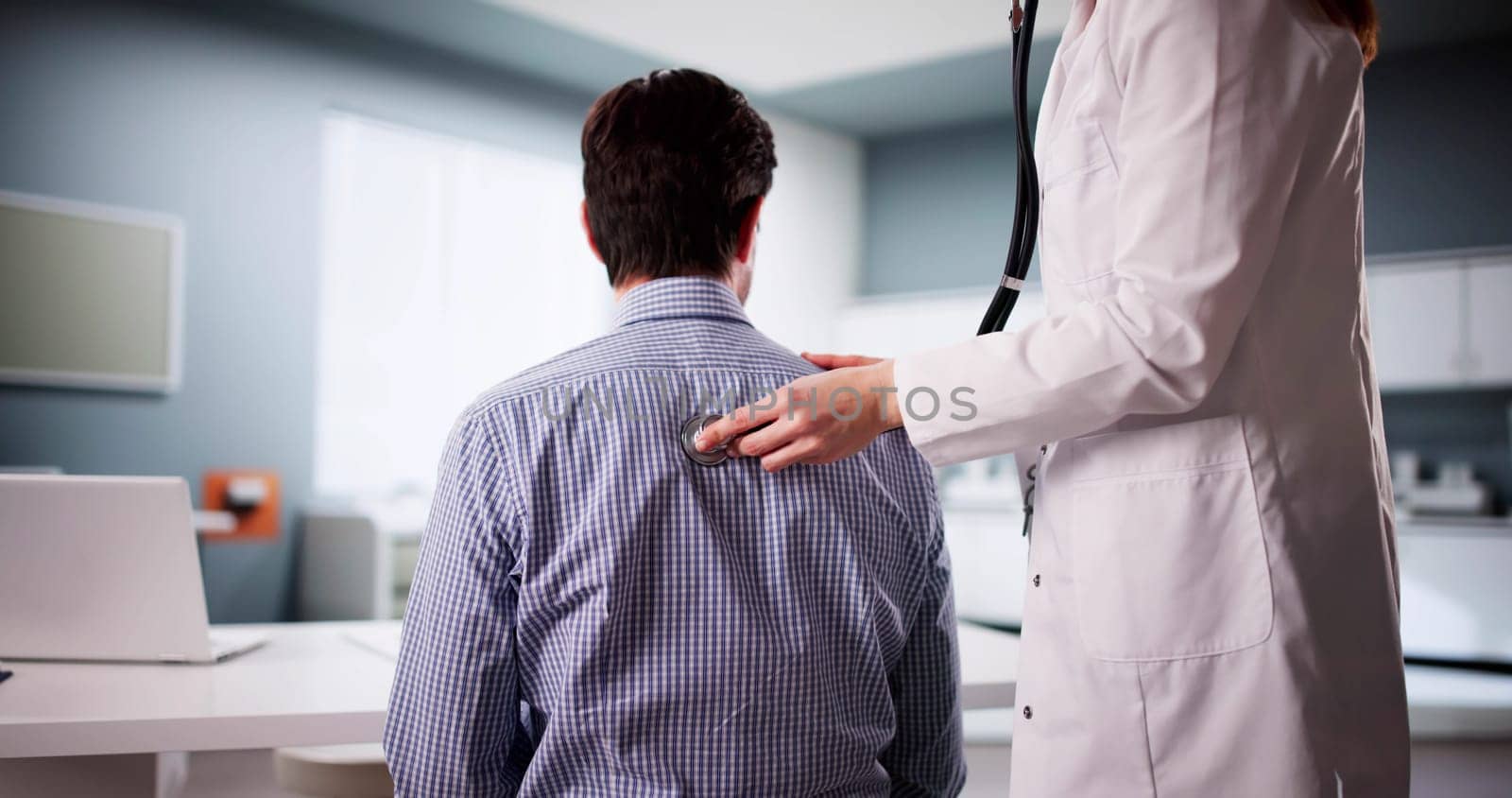 Online Medical Visit With Young Doctor Checking Patient's Test Results.