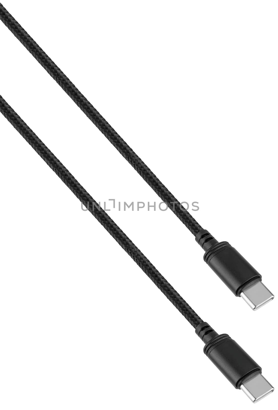 Universal Type-C cable on white background.