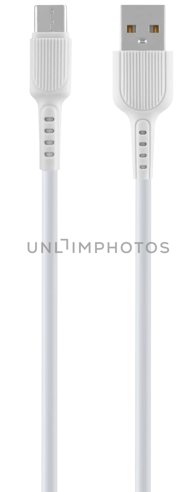 Quality USB to Type-C cable on a light-colored background.