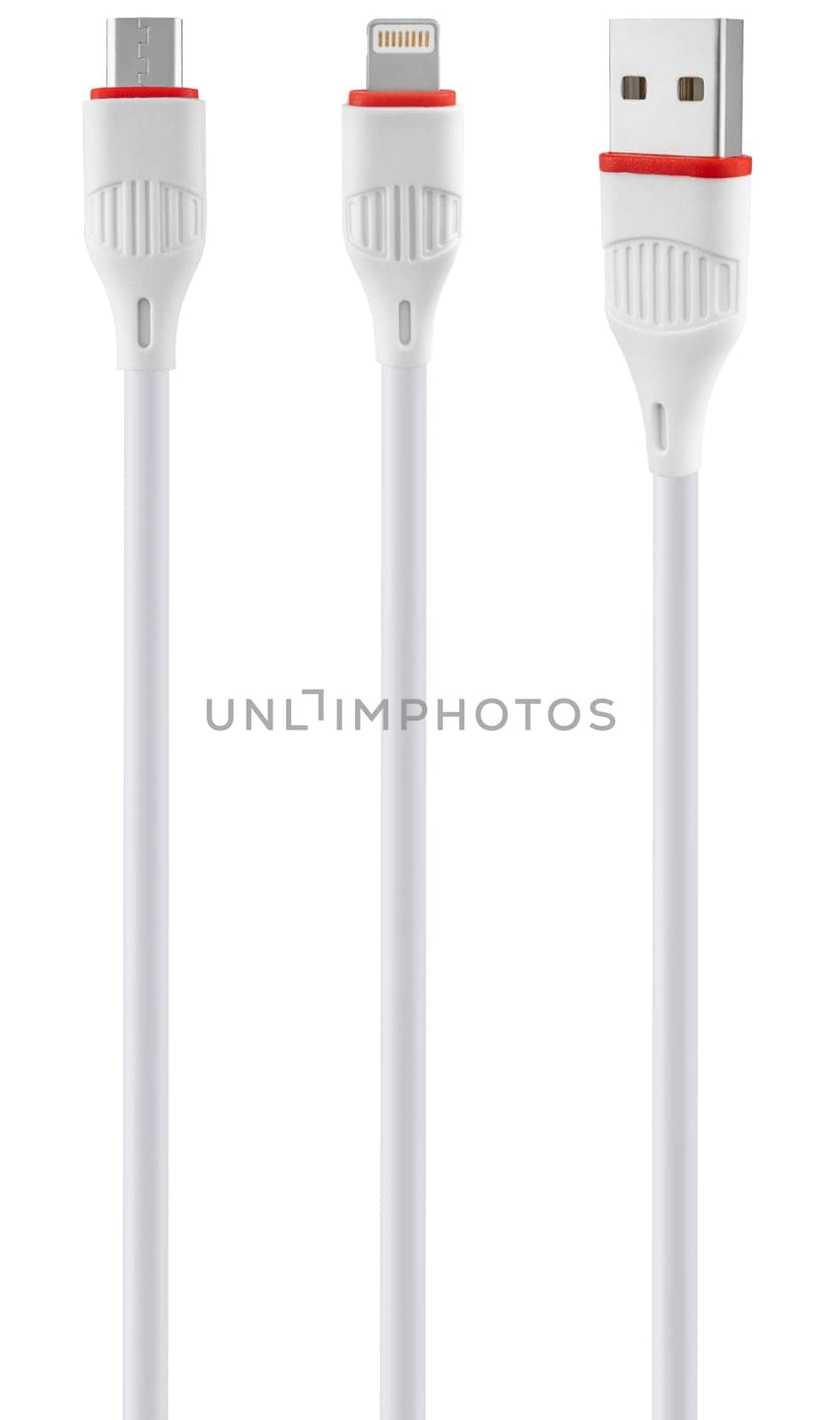 Flexible and durable micro USB to Lightning cable, Provides reliable charging and fast file transfer.
