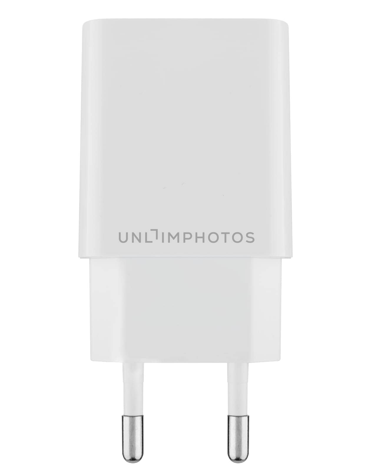Stylish power adapter in a minimalistic design. Suitable for smartphones, tablets and other devices.
