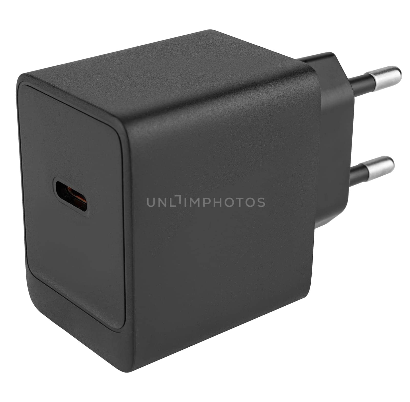 Powerful black colored power adapter for gadgets. Perfect for home, work and travel.