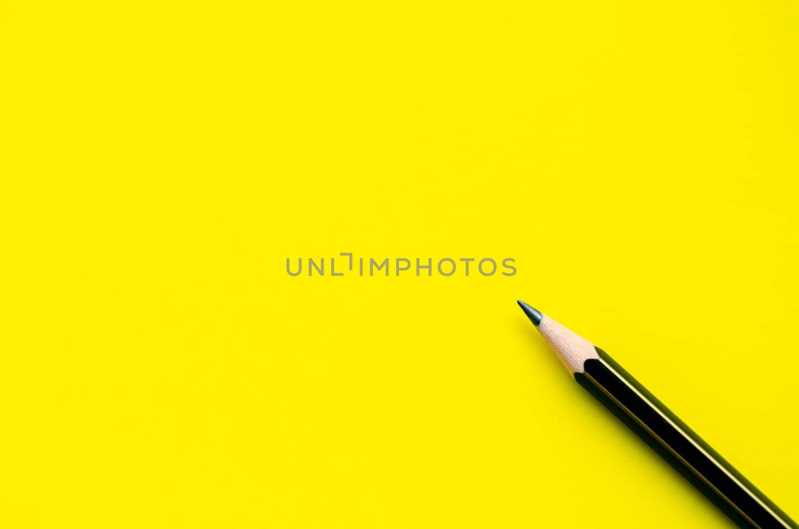 Top view of yellow cover background with customizable space for text.