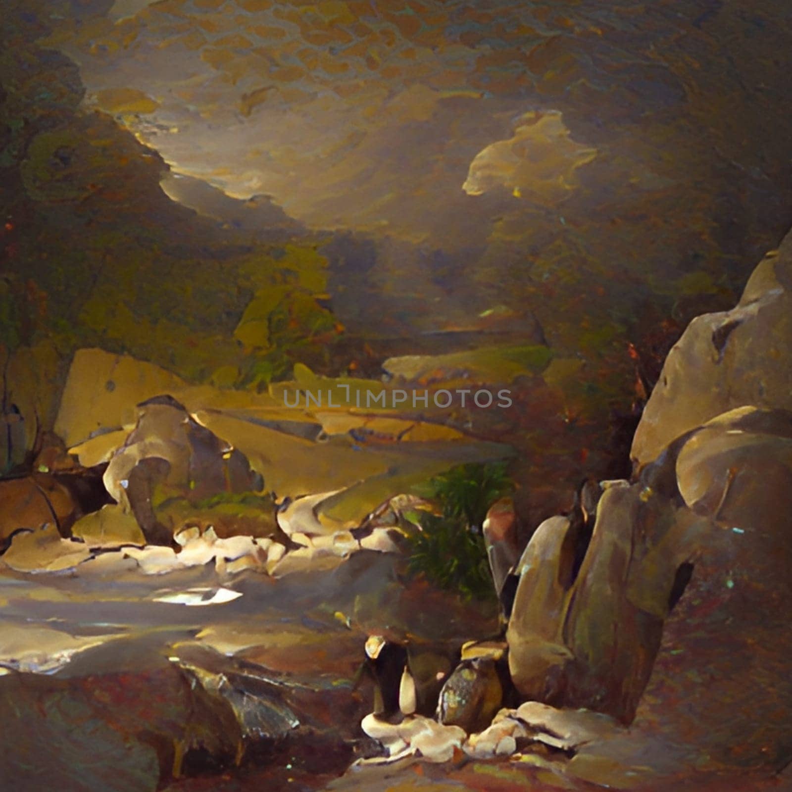 Art abstract background painting picture illustration generated ai alt image design decor. High quality 3d illustration