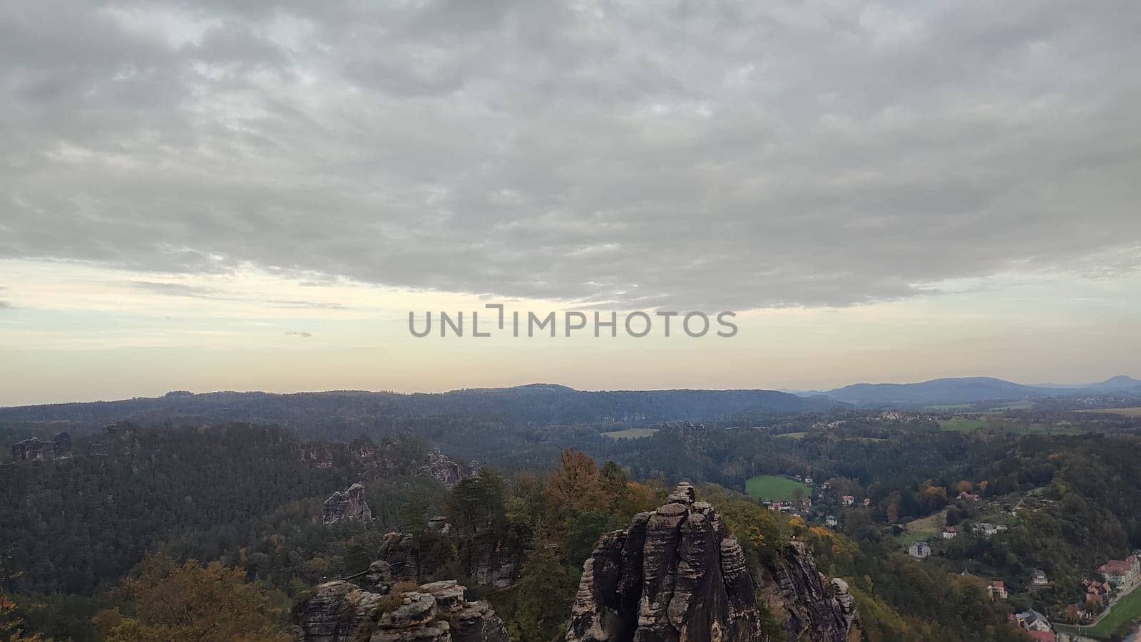 Mountains cloudy landscape shotlisttravel background autumn nature sky. High quality photo