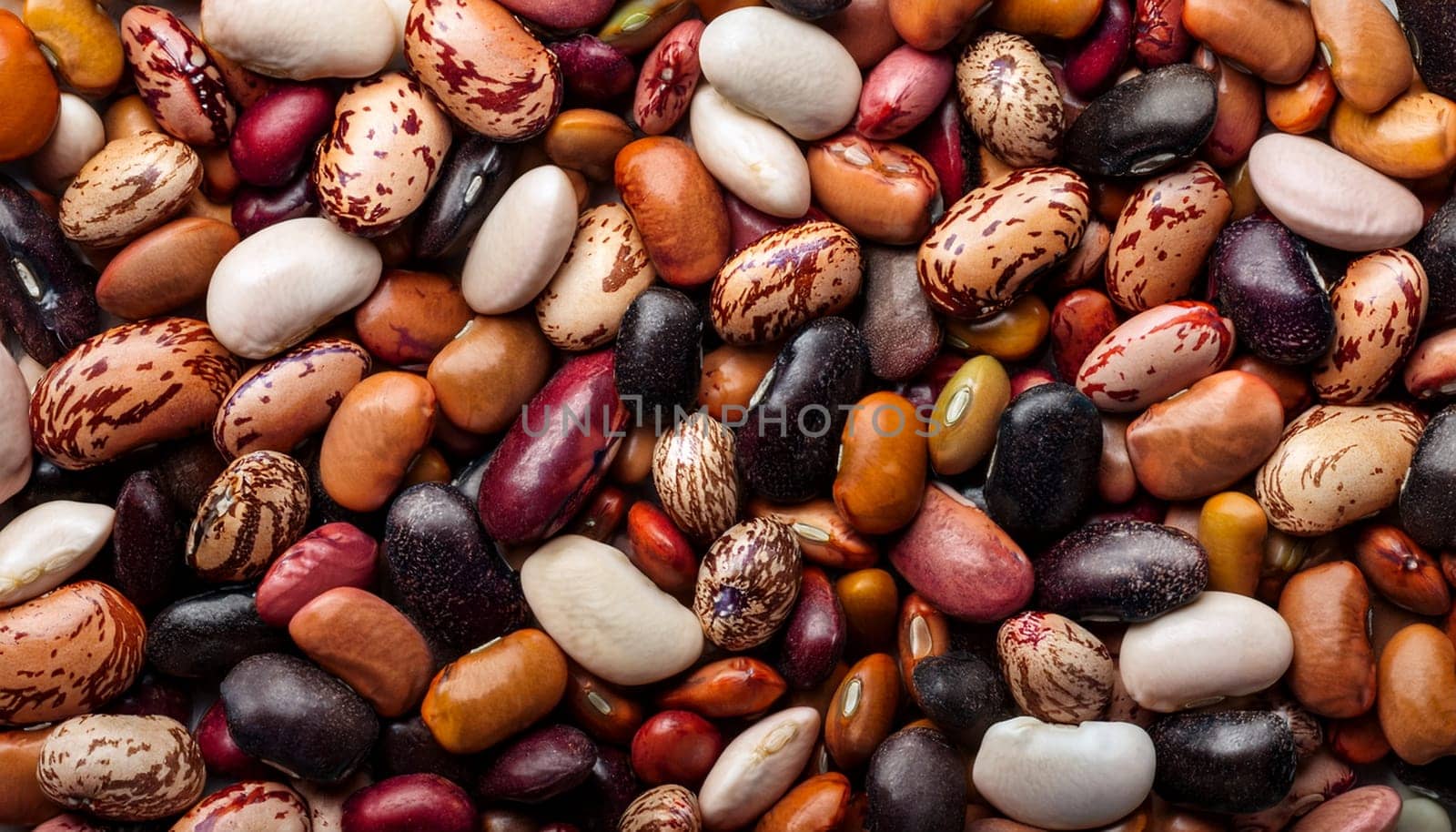 mixed beans vegetarian food AI generated image