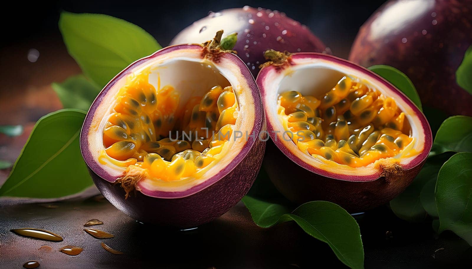 passion fruit vegetarian food AI generated image